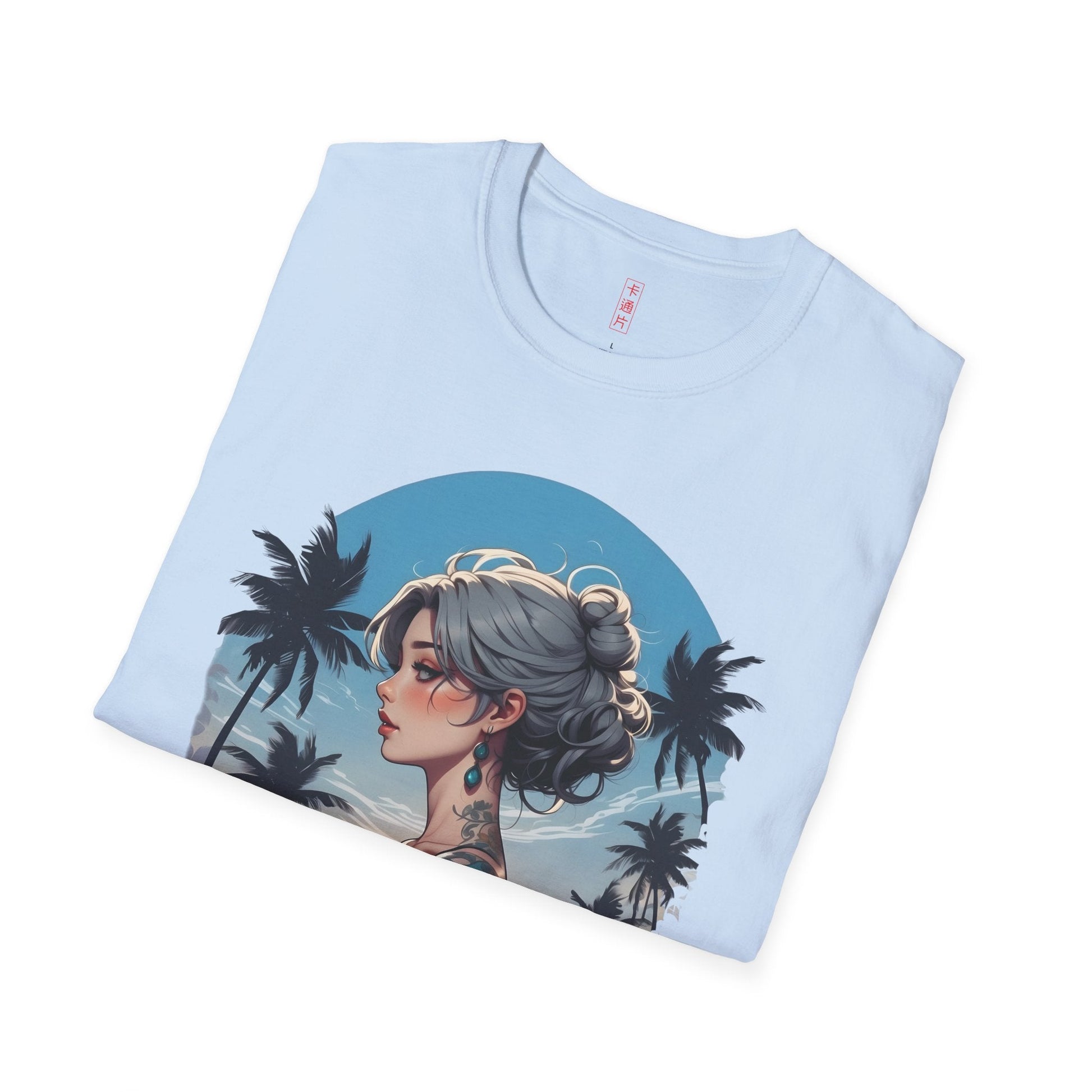 Azura Splash Unisex Softstyle T-Shirt California Love Printify