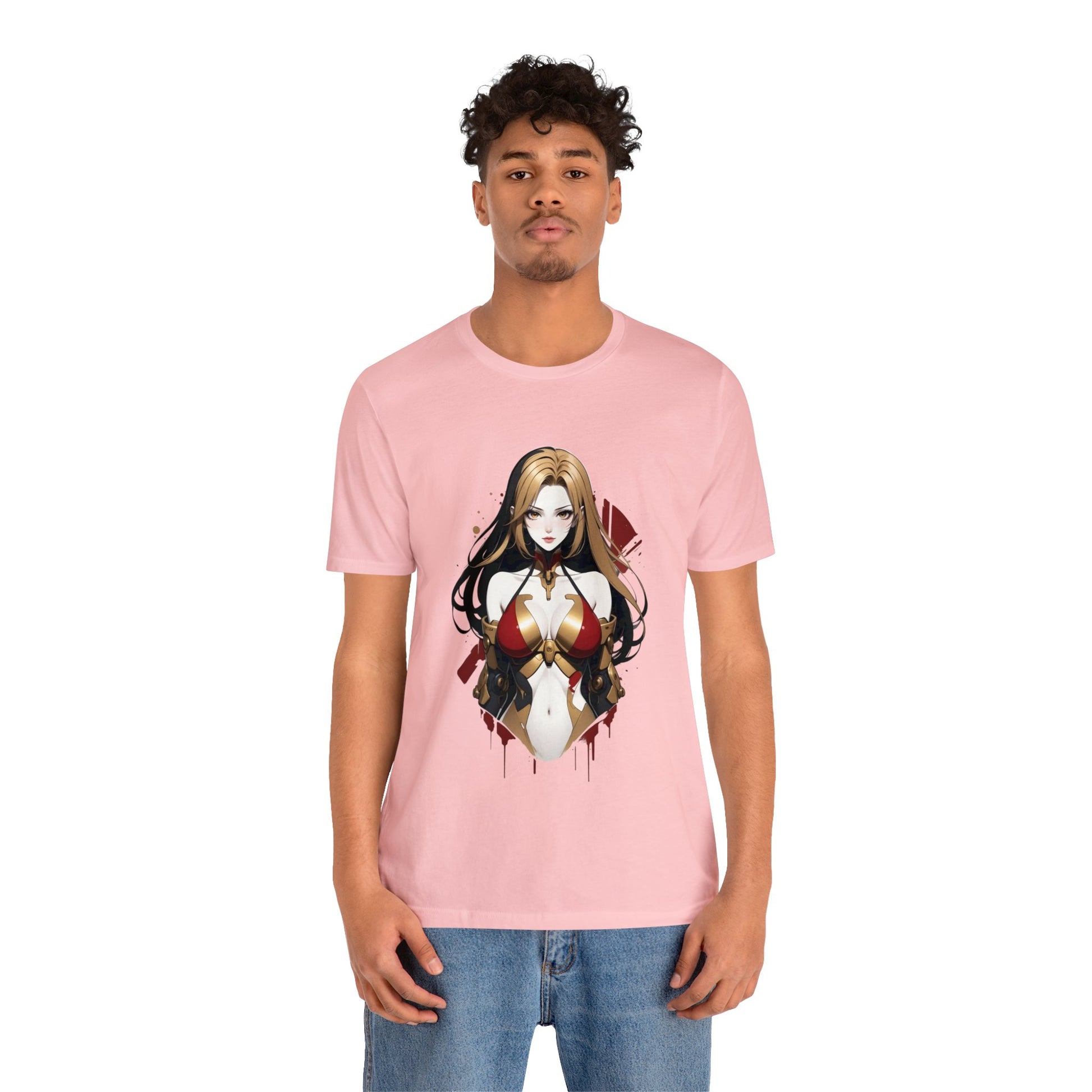 Kǎtōng Piàn - Mecha Girl Collection - Emma - Unisex Jersey Short Sleeve Tee Printify