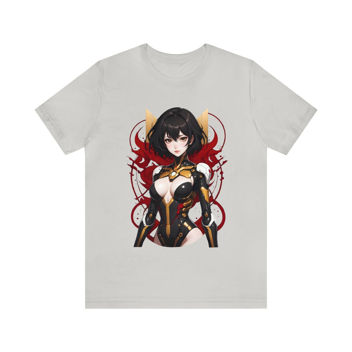 Kǎtōng Piàn - Mecha Girl Collection - Abigail - Unisex Jersey Short Sleeve Tee Printify