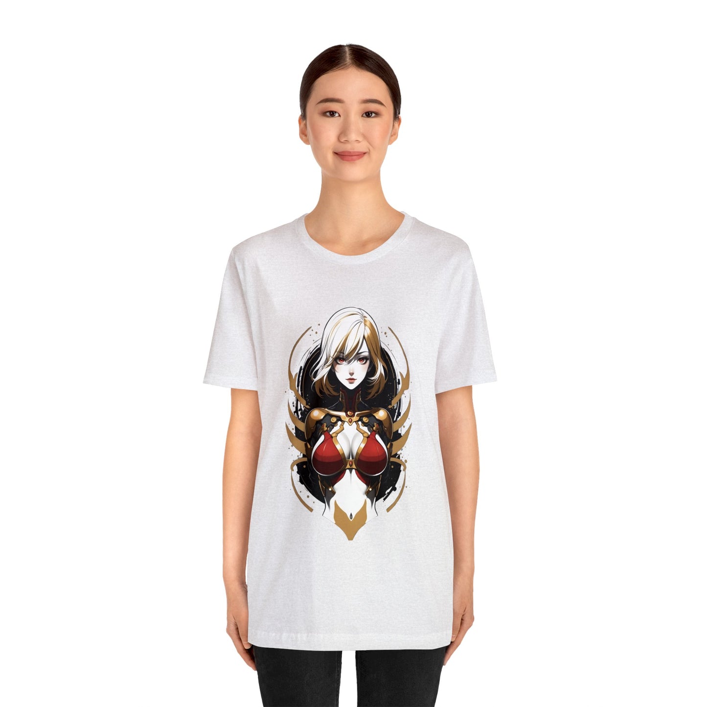 Kǎtōng Piàn - Mecha Girl Collection - Chloé - Unisex Jersey Short Sleeve Tee Printify