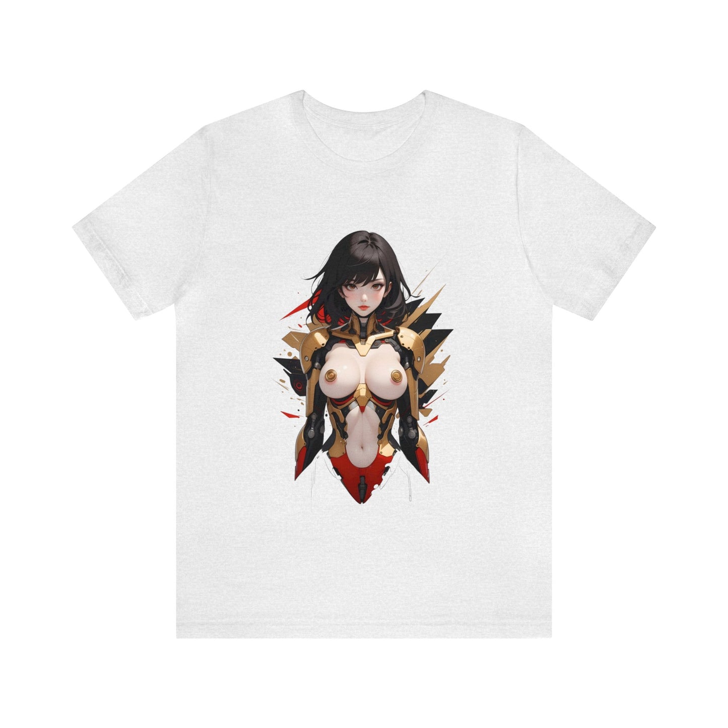 Kǎtōng Piàn - Mecha Girl Collection - Anna - Unisex Jersey Short Sleeve Tee Printify