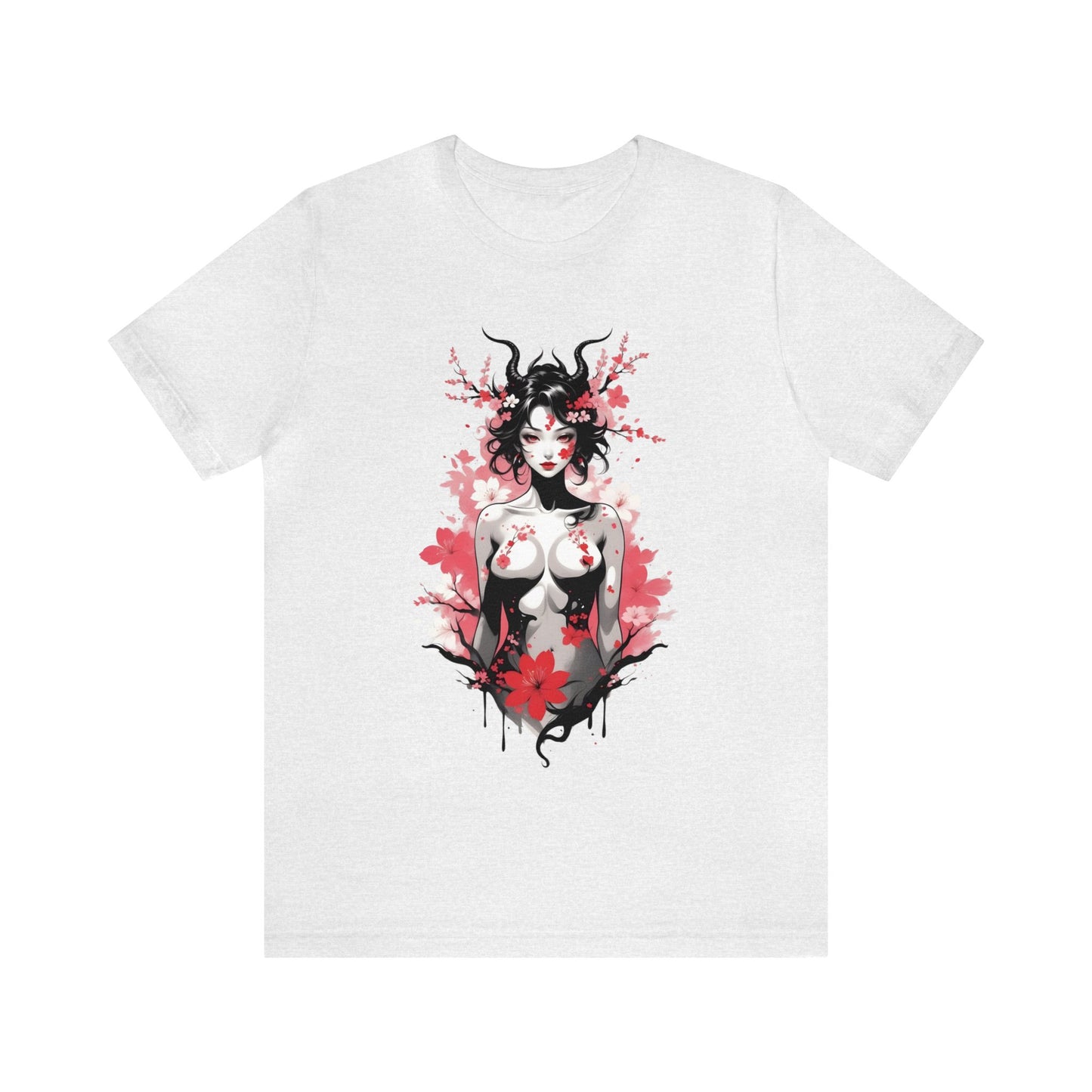 Kǎtōng Piàn - Oni Collection - Hannya - Unisex Jersey Short Sleeve Tee Printify