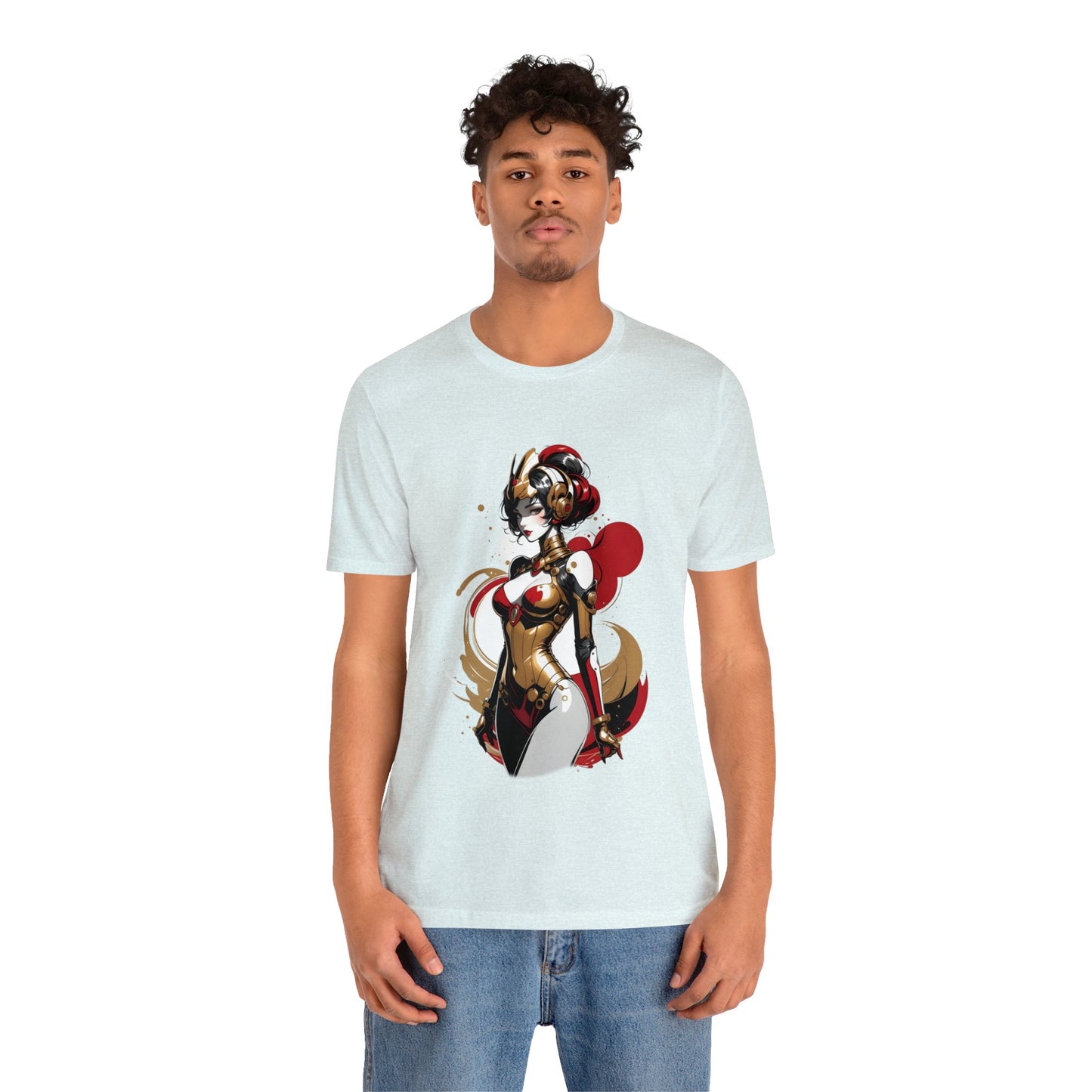 Kǎtōng Piàn - Mecha Girl Collection - Grace - Unisex Jersey Short Sleeve Tee Printify