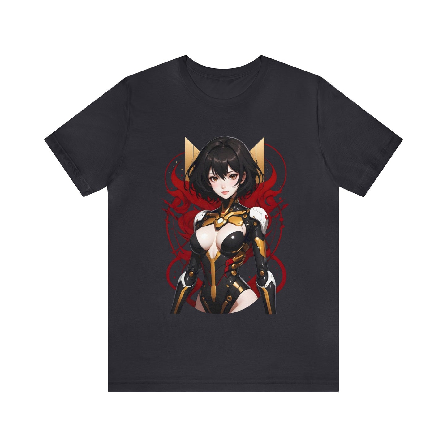 Kǎtōng Piàn - Mecha Girl Collection - Abigail - Unisex Jersey Short Sleeve Tee Printify