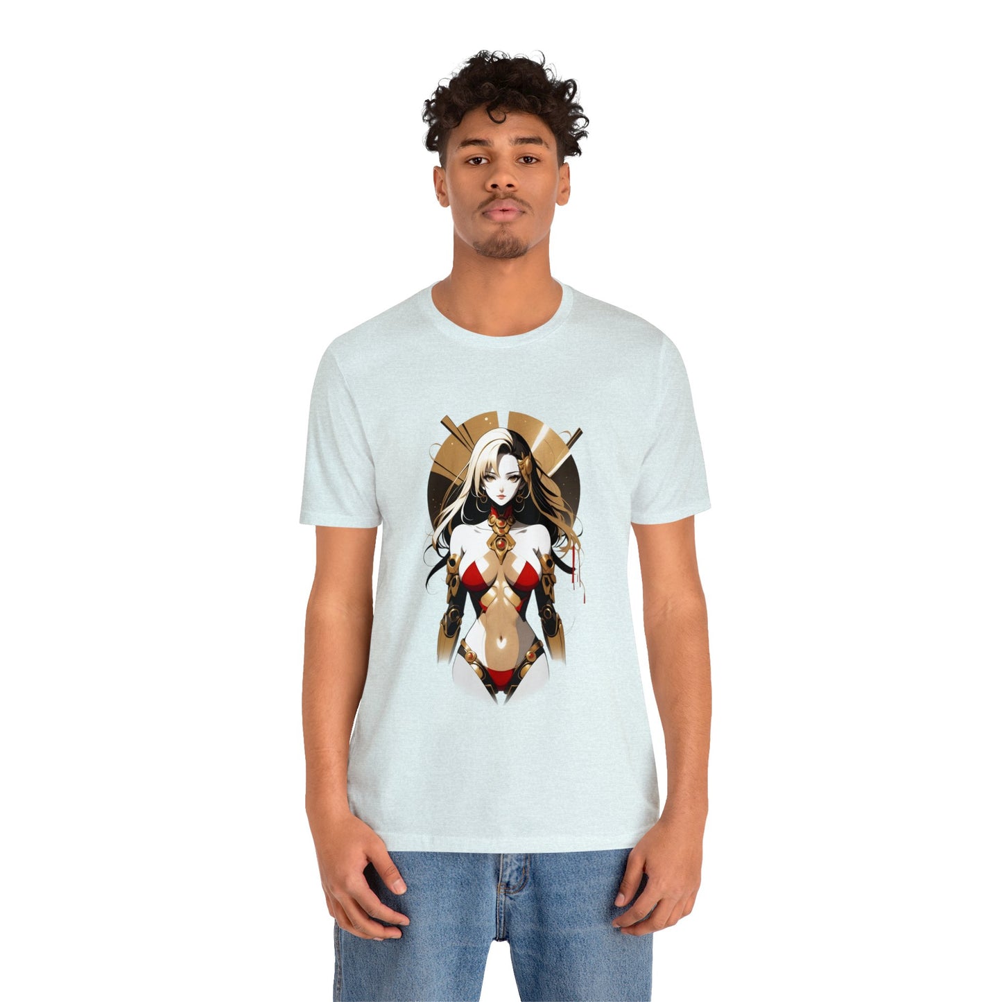 Kǎtōng Piàn - Mecha Girl Collection - Eleanor - Unisex Jersey Short Sleeve Tee Printify