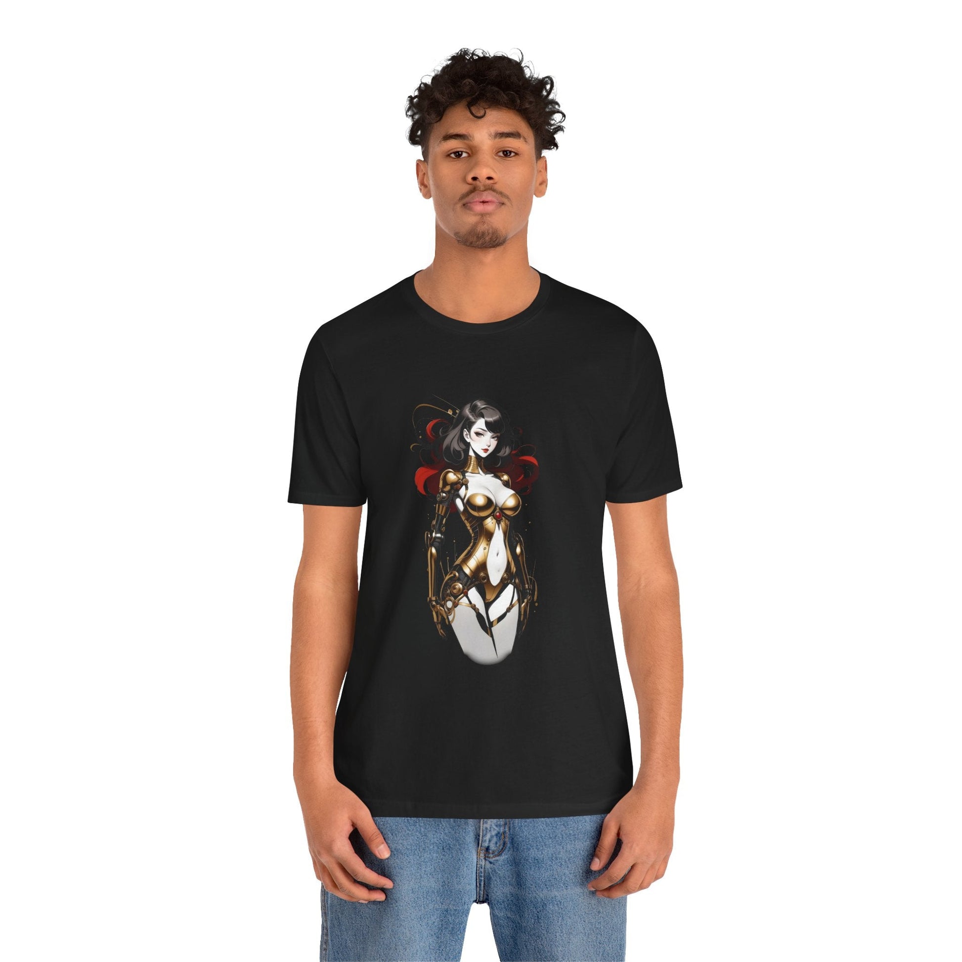 Kǎtōng Piàn - Mecha Girl Collection - Grace - Unisex Jersey Short Sleeve Tee Printify