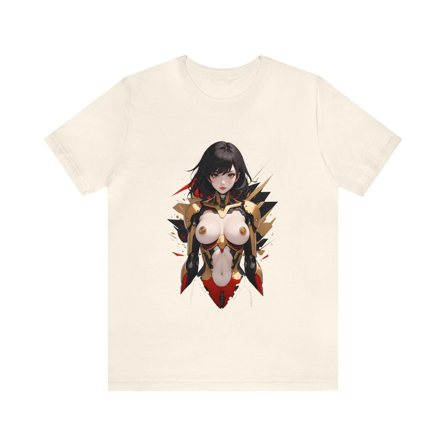 Kǎtōng Piàn - Mecha Girl Collection - Anna - Unisex Jersey Short Sleeve Tee Printify