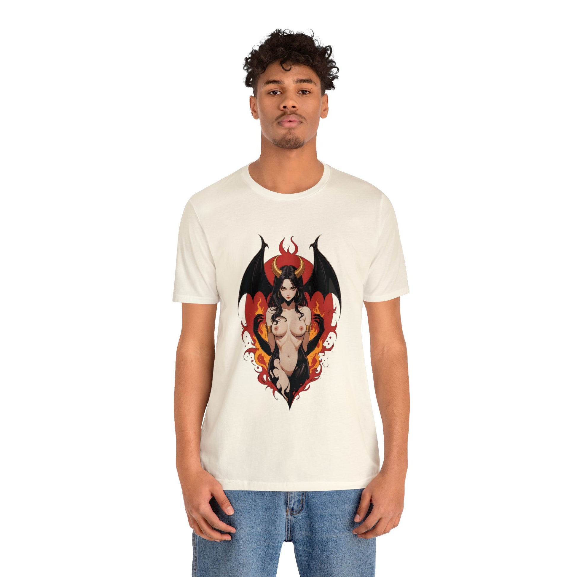 Kǎtōng Piàn - Devil Woman Collection - Devany - Unisex Jersey Short Sleeve Tee Printify