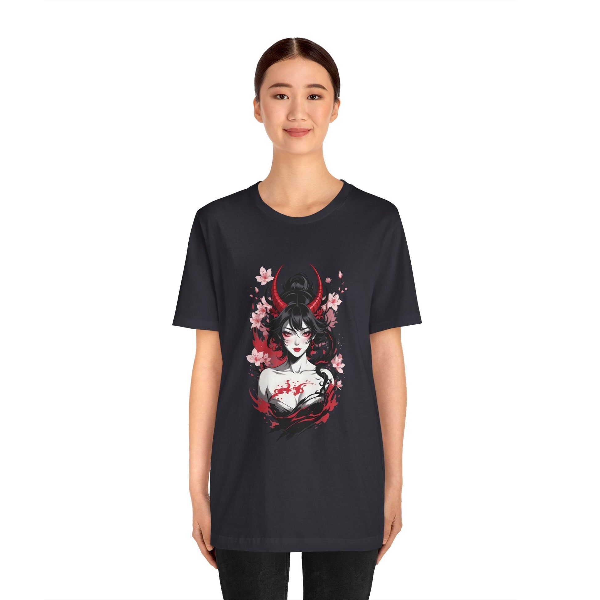 Kǎtōng Piàn - Oni Collection - Lamia - Unisex Jersey Short Sleeve Tee Printify
