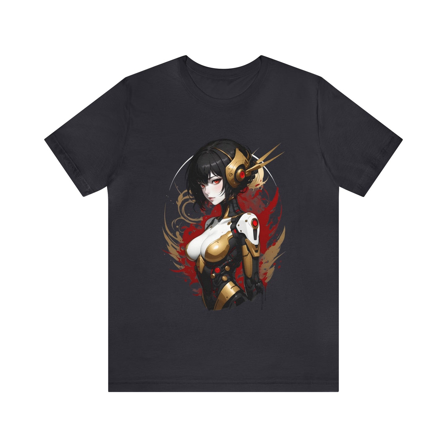 Kǎtōng Piàn - Mecha Girl Collection - Natalie - Unisex Jersey Short Sleeve Tee Printify