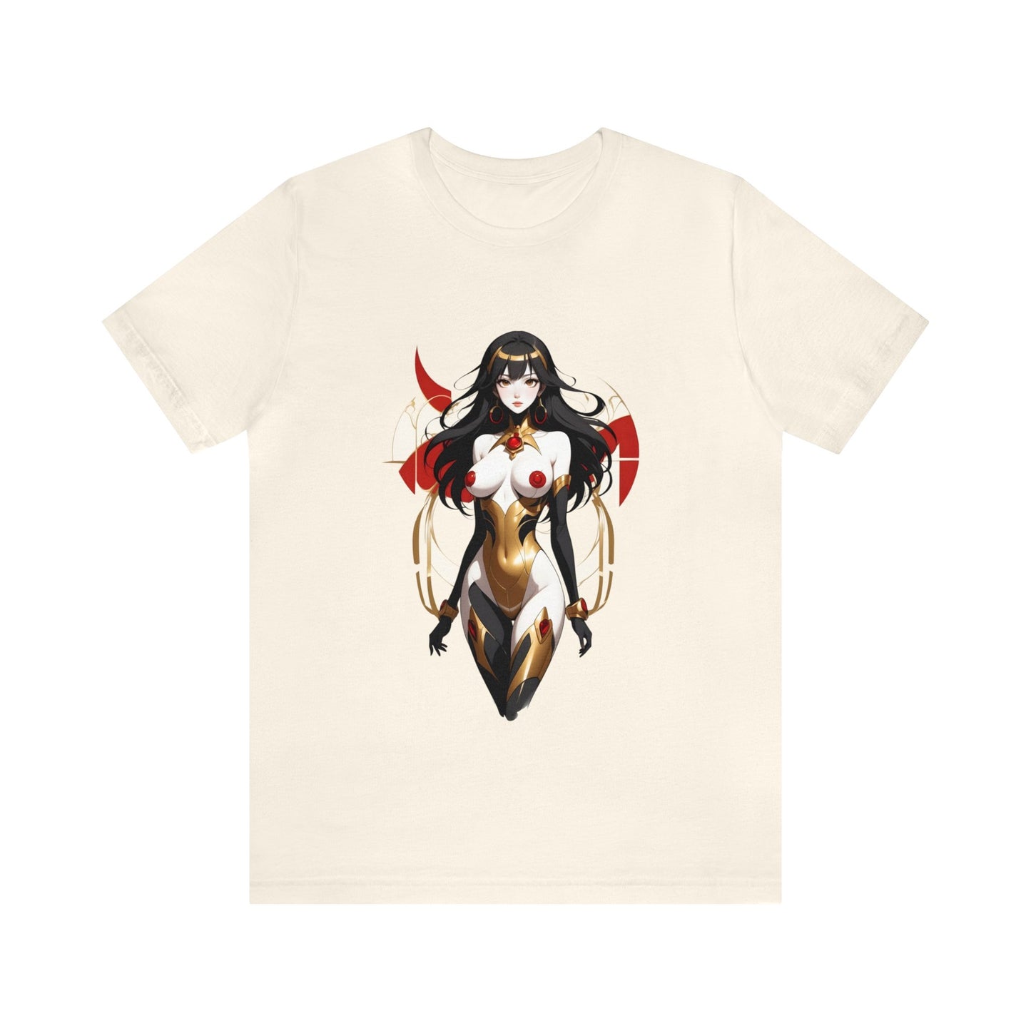 Kǎtōng Piàn - Mecha Girl Collection - Kinsley - Unisex Jersey Short Sleeve Tee Printify