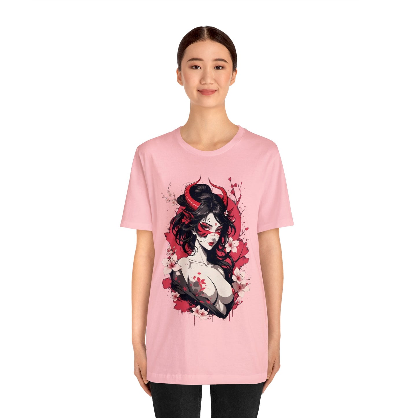 Kǎtōng Piàn - Oni Collection - Alecto - Unisex Jersey Short Sleeve Tee Printify