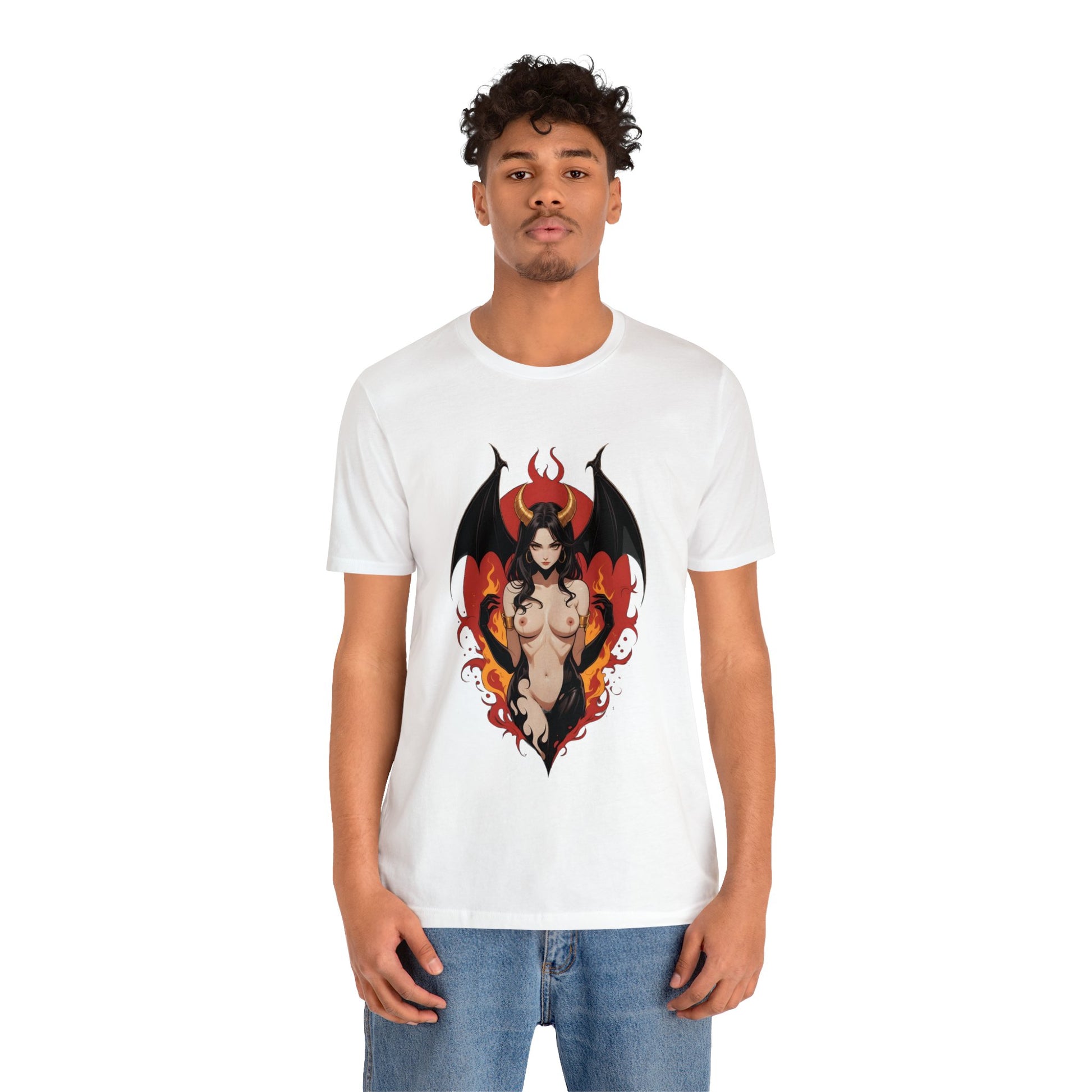 Kǎtōng Piàn - Devil Woman Collection - Devany - Unisex Jersey Short Sleeve Tee Printify