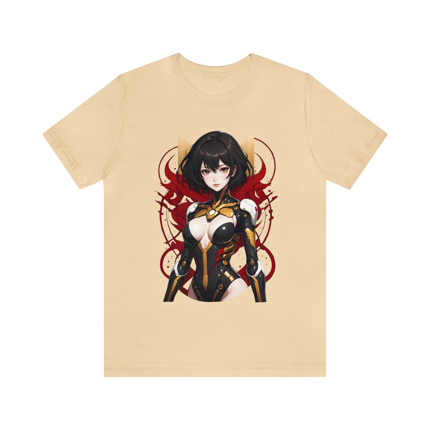 Kǎtōng Piàn - Mecha Girl Collection - Abigail - Unisex Jersey Short Sleeve Tee Printify
