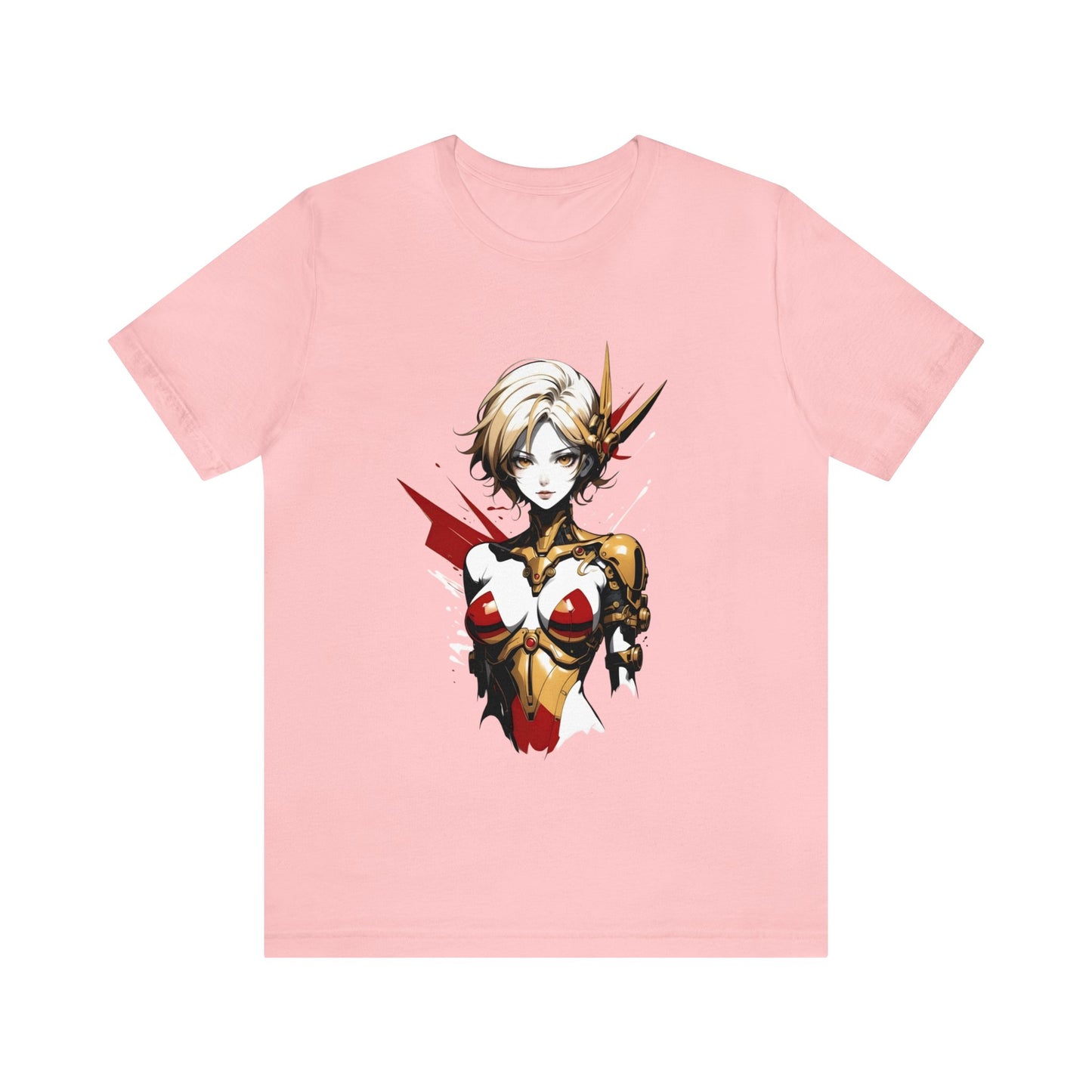 Kǎtōng Piàn - Mecha Girl Collection - Scarlett - Unisex Jersey Short Sleeve Tee Printify