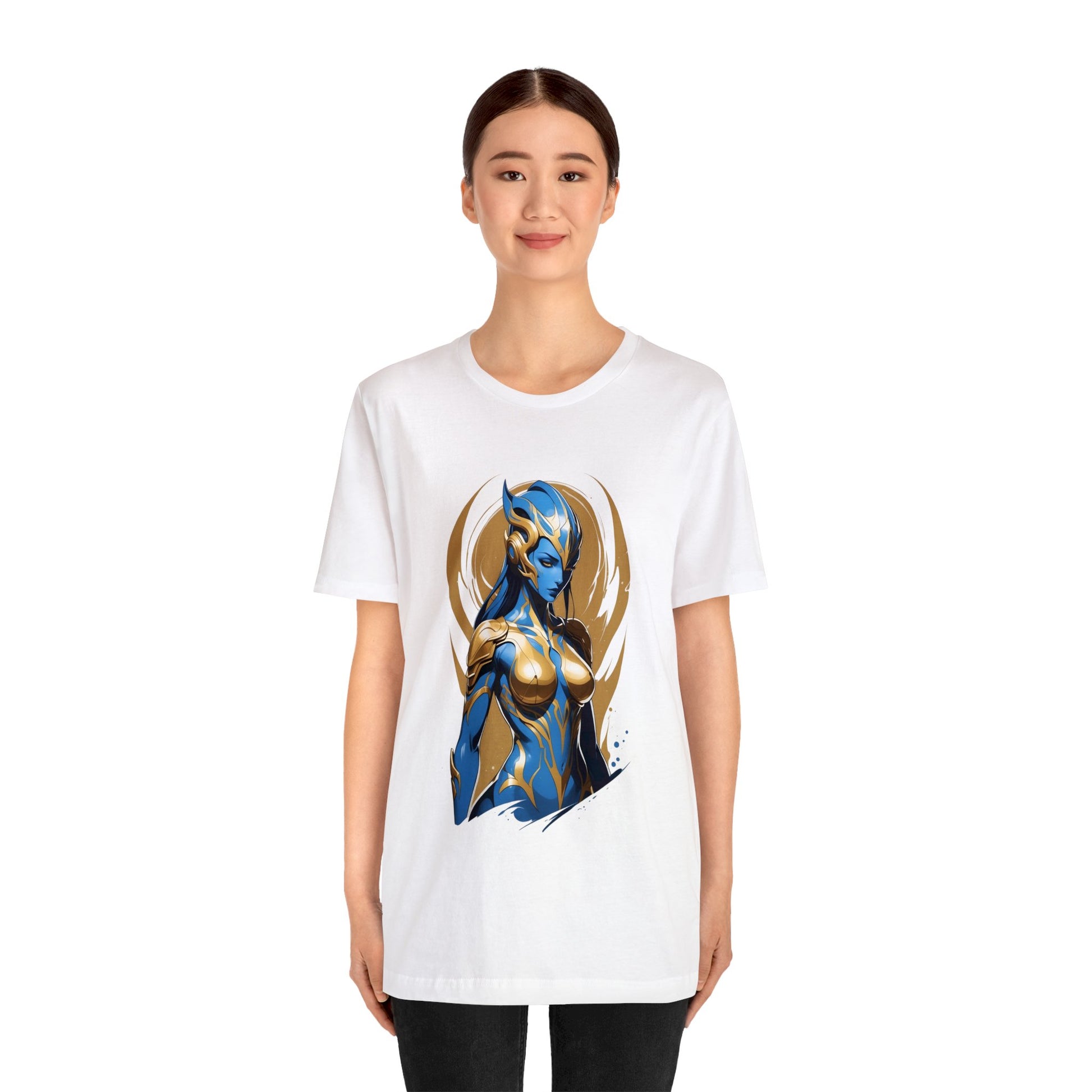 Kǎtōng Piàn - The Lotus Collection - Erzilia - Unisex Jersey Short Sleeve Tee Printify