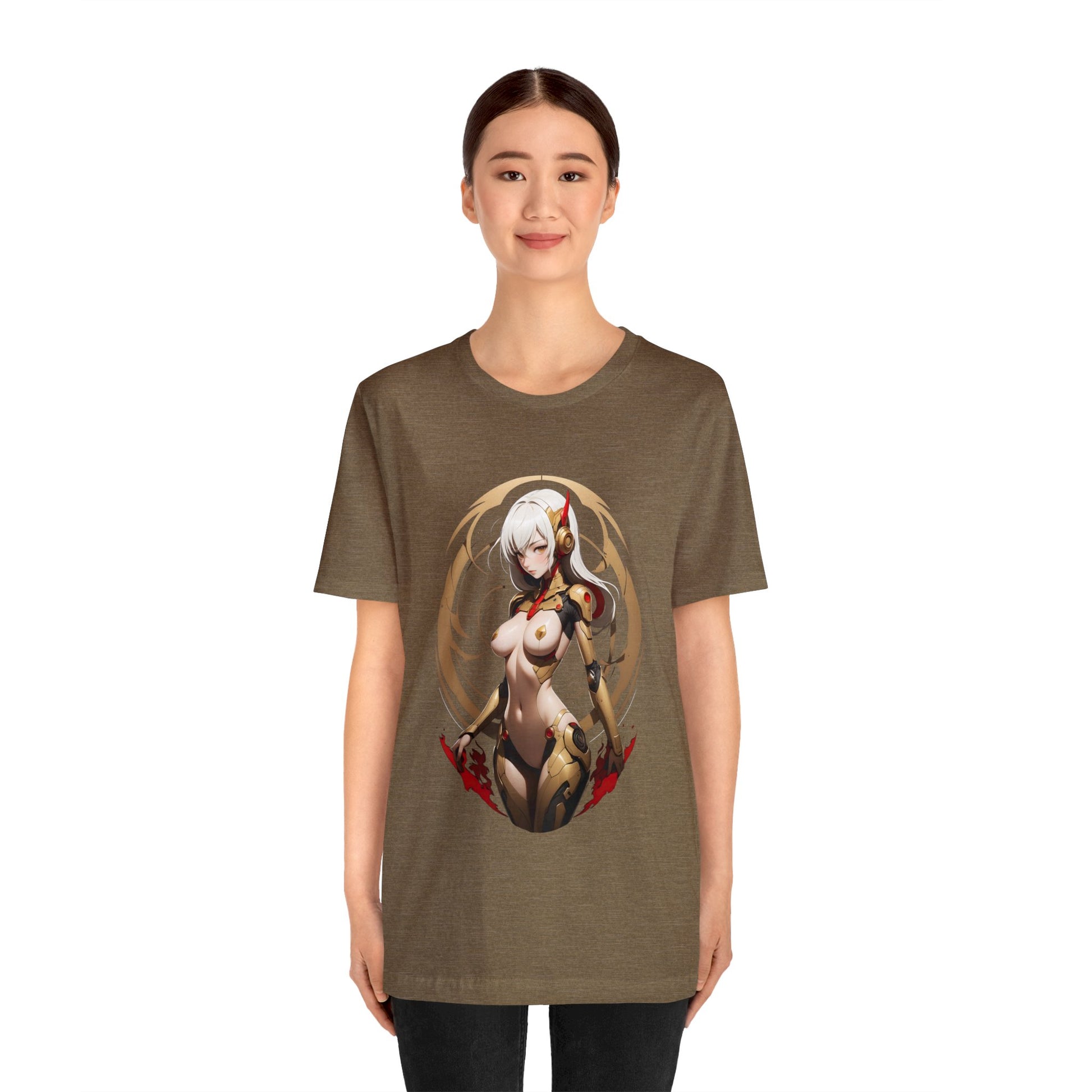 Kǎtōng Piàn - Mecha Girl Collection - Delilah - Unisex Jersey Short Sleeve Tee Printify