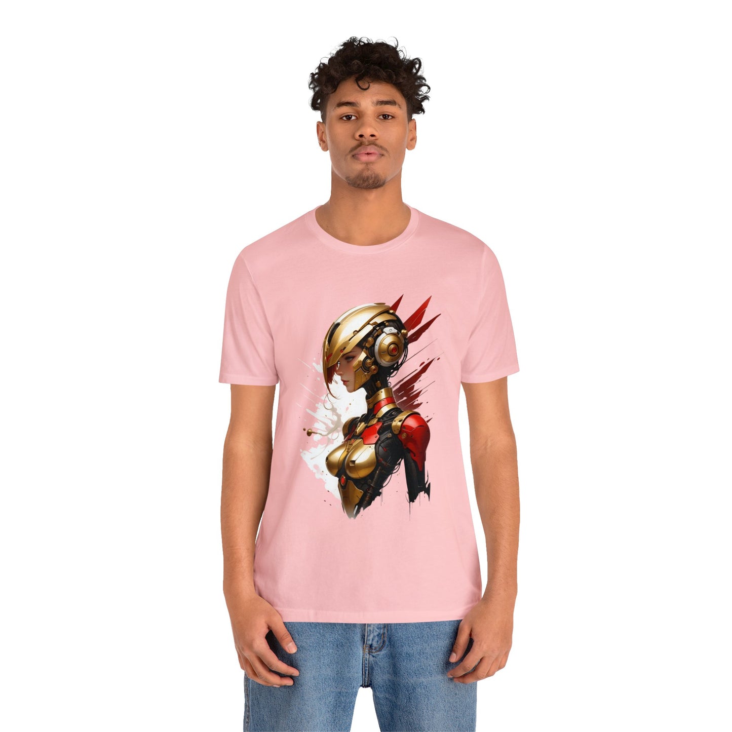 Kǎtōng Piàn - Mecha Girl Collection - Isabella - Unisex Jersey Short Sleeve Tee Printify