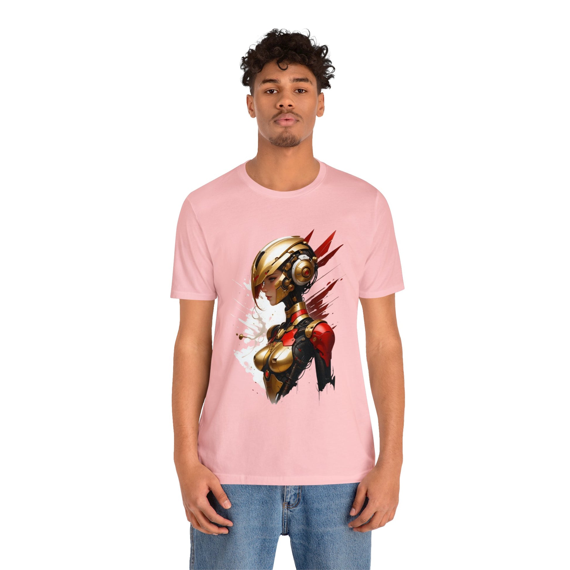 Kǎtōng Piàn - Mecha Girl Collection - Isabella - Unisex Jersey Short Sleeve Tee Printify