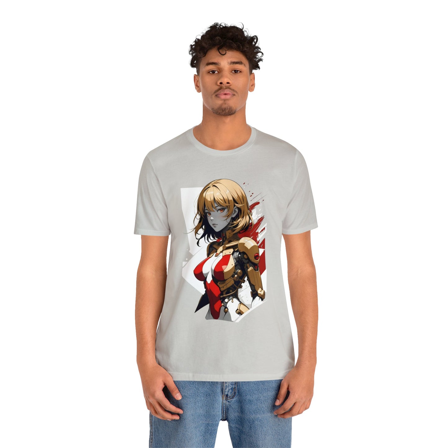 Kǎtōng Piàn - Mecha Girl Collection - Camila - Unisex Jersey Short Sleeve Tee Printify