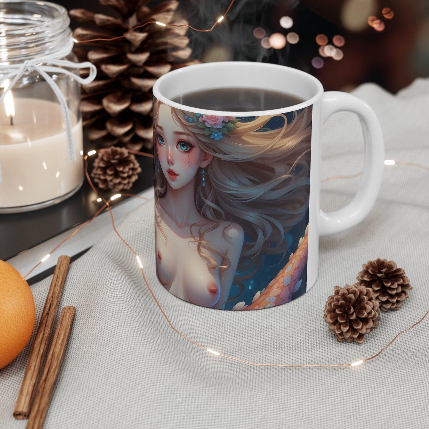 Kǎtōng Piàn - Mermaid Collection - 005 - Ceramic Mug Printify