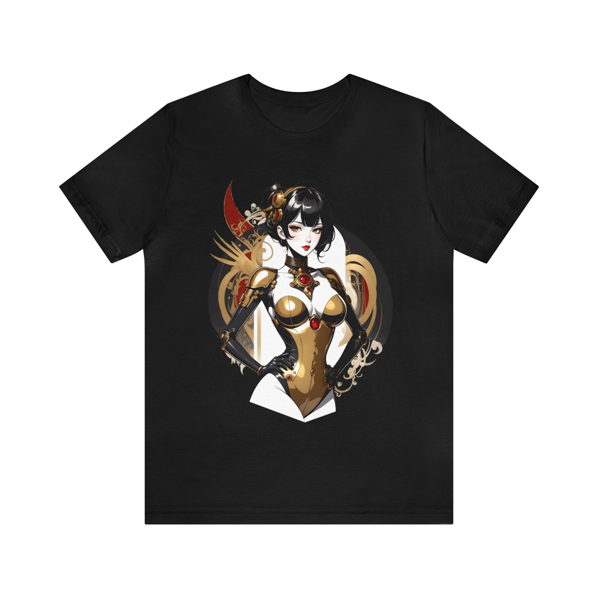 Kǎtōng Piàn - Mecha Girl Collection - Olivia - Unisex Jersey Short Sleeve Tee Printify