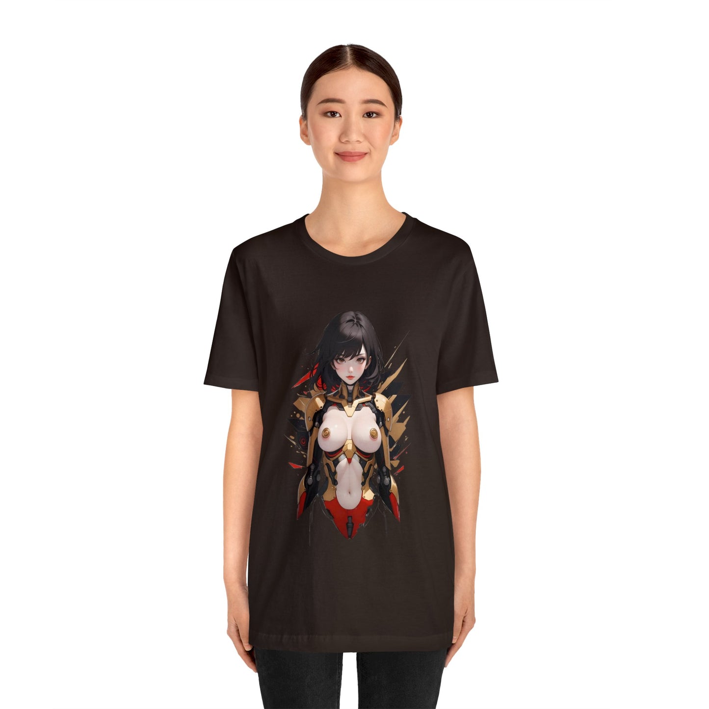 Kǎtōng Piàn - Mecha Girl Collection - Anna - Unisex Jersey Short Sleeve Tee Printify