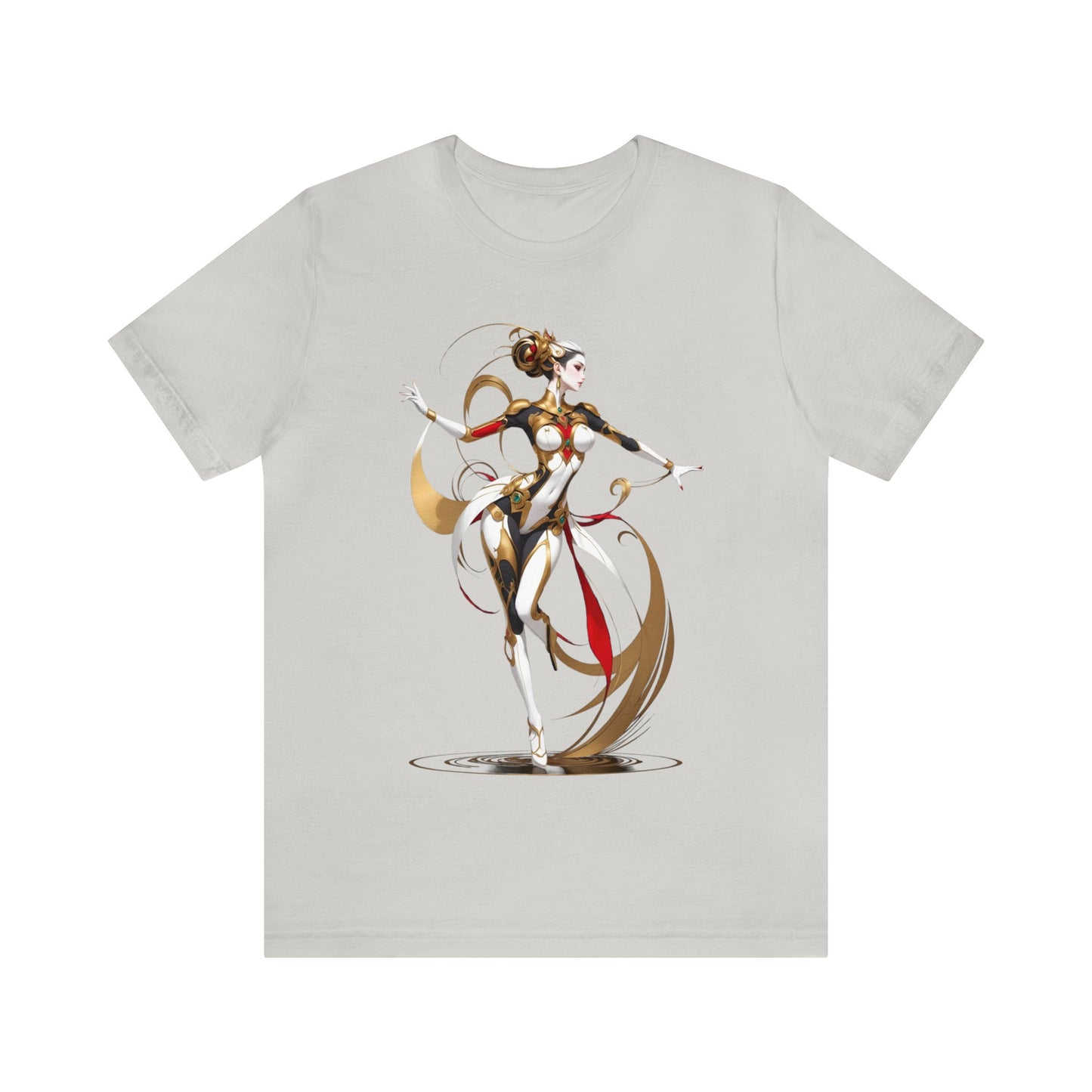 Kǎtōng Piàn - Mecha Girl Collection - Harper - Unisex Jersey Short Sleeve Tee Printify