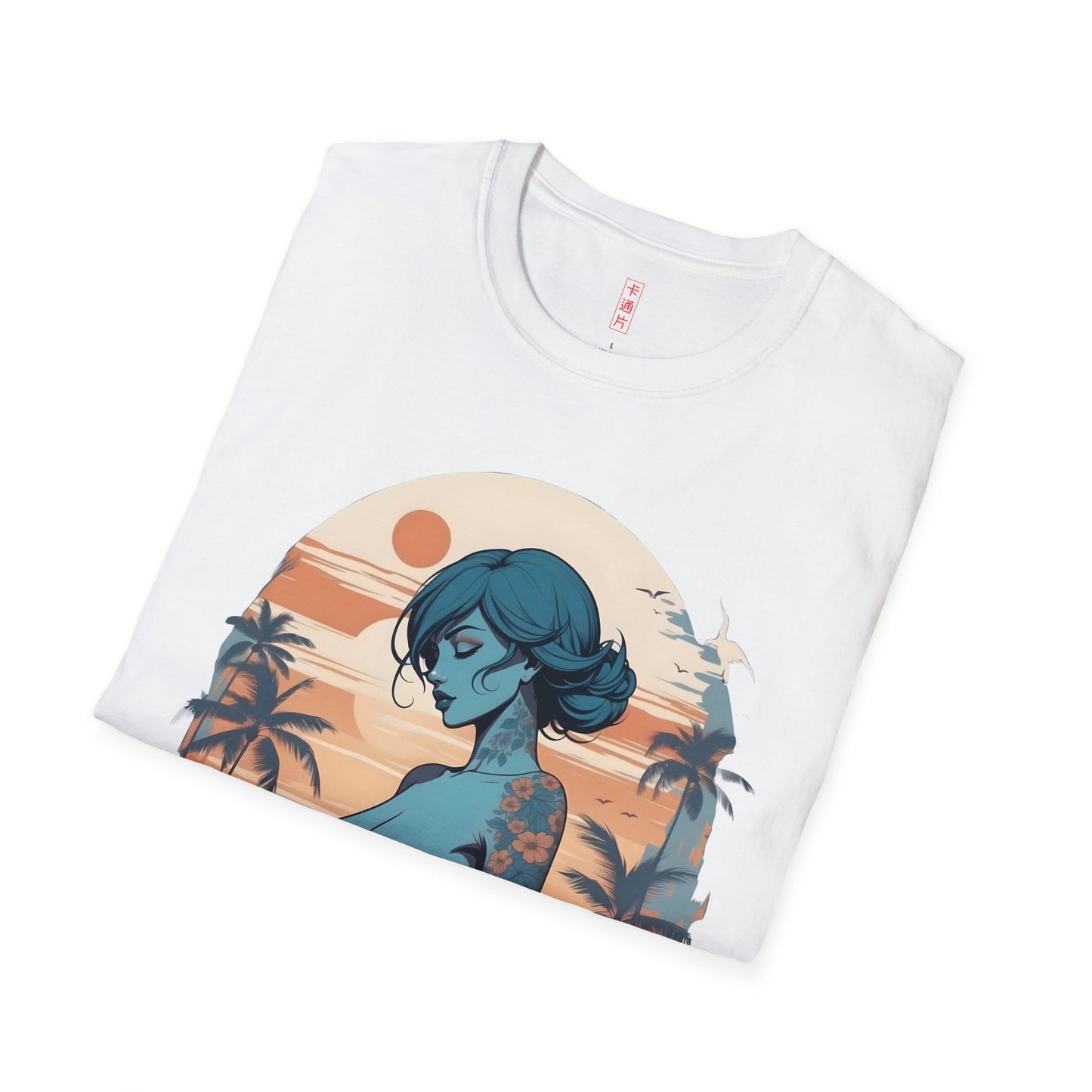 Kǎtōng Piàn - California Love Collection - 011 - Unisex Softstyle T-Shirt Printify