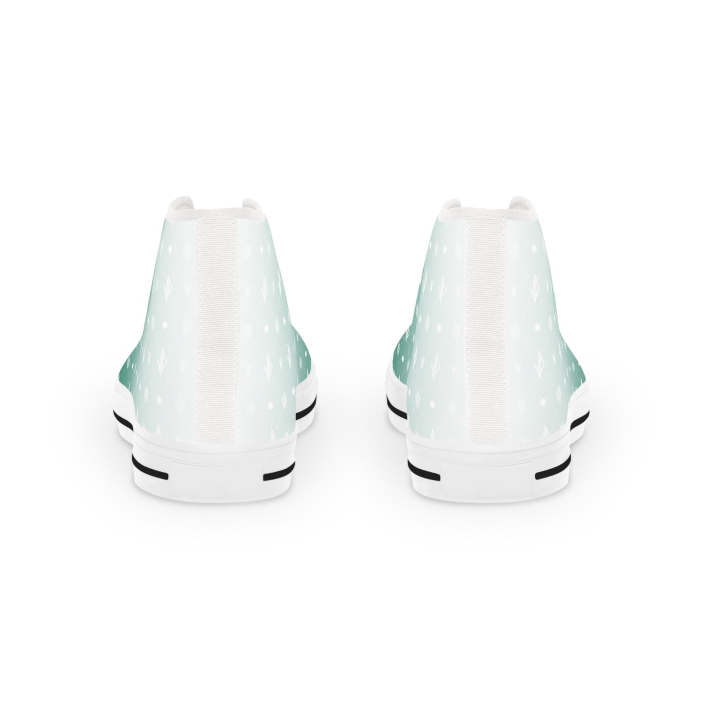 Stylish Green Gradient High Top Sneakers for Trendsetters