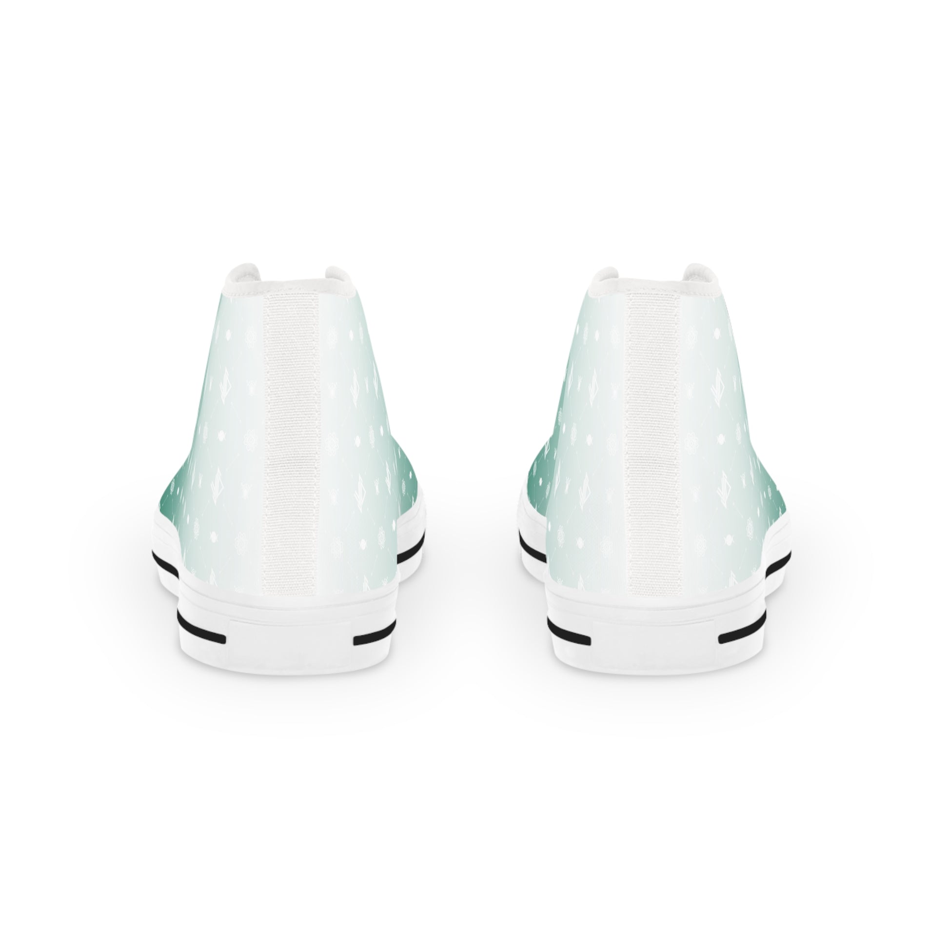 Stylish Green Gradient High Top Sneakers for Trendsetters - Verdine Daniels