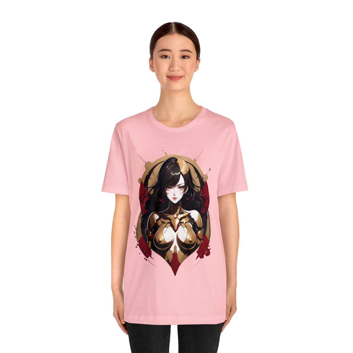 Kǎtōng Piàn - Mecha Girl Collection - Naomi - Unisex Jersey Short Sleeve Tee Printify