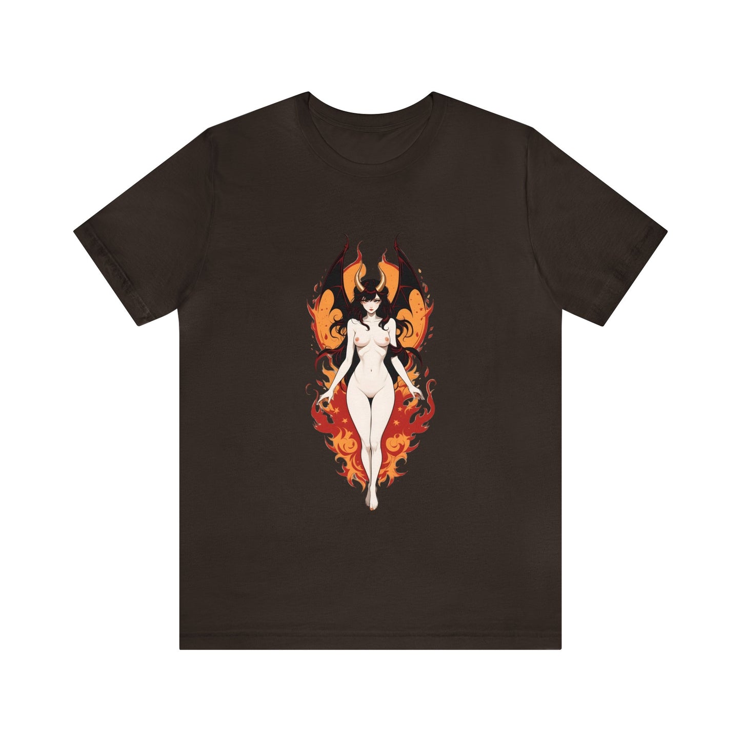 Kǎtōng Piàn - Devil Woman Collection - Akuji - Unisex Jersey Short Sleeve Tee Printify