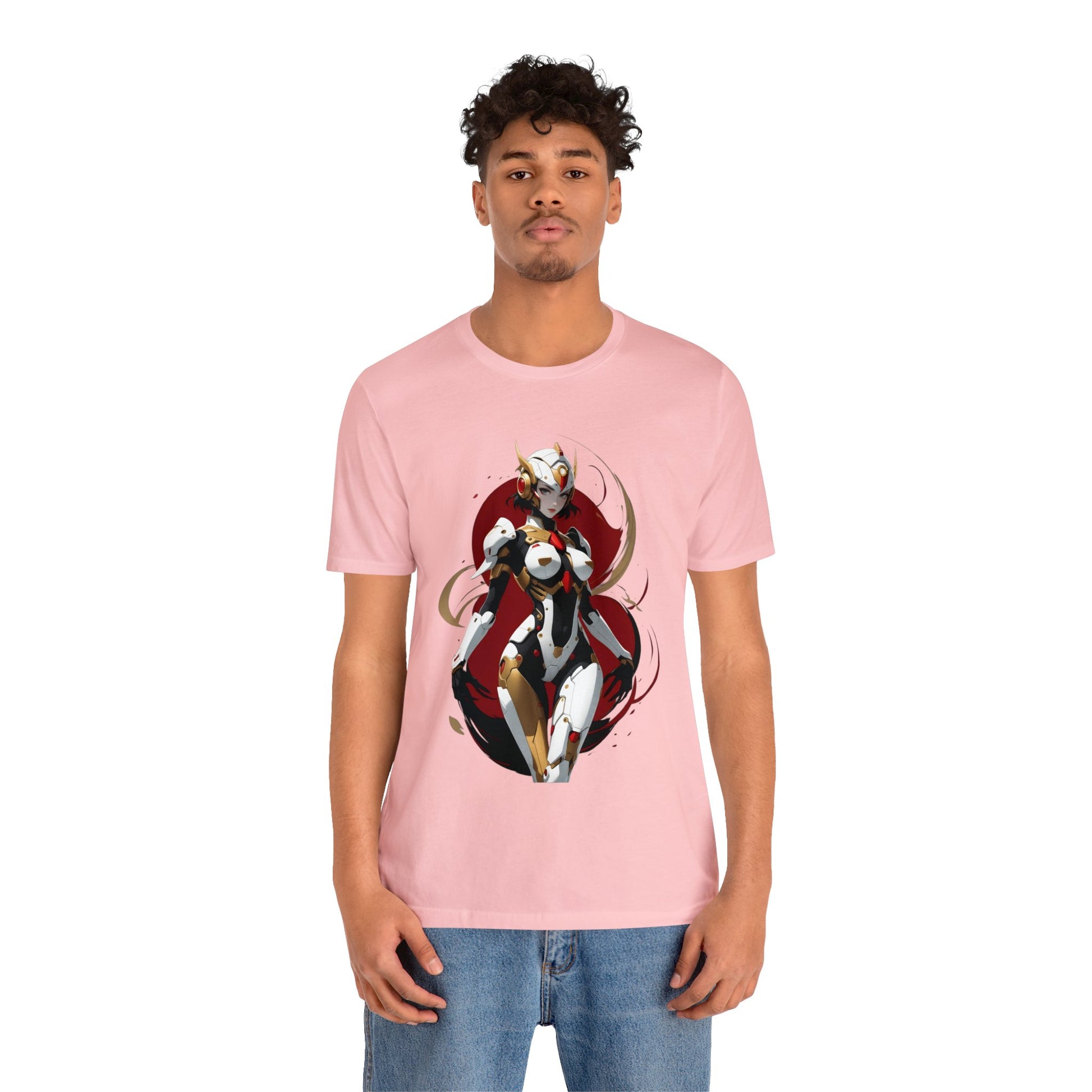 Kǎtōng Piàn - Mecha Girl Collection - Charlotte - Unisex Jersey Short Sleeve Tee Printify