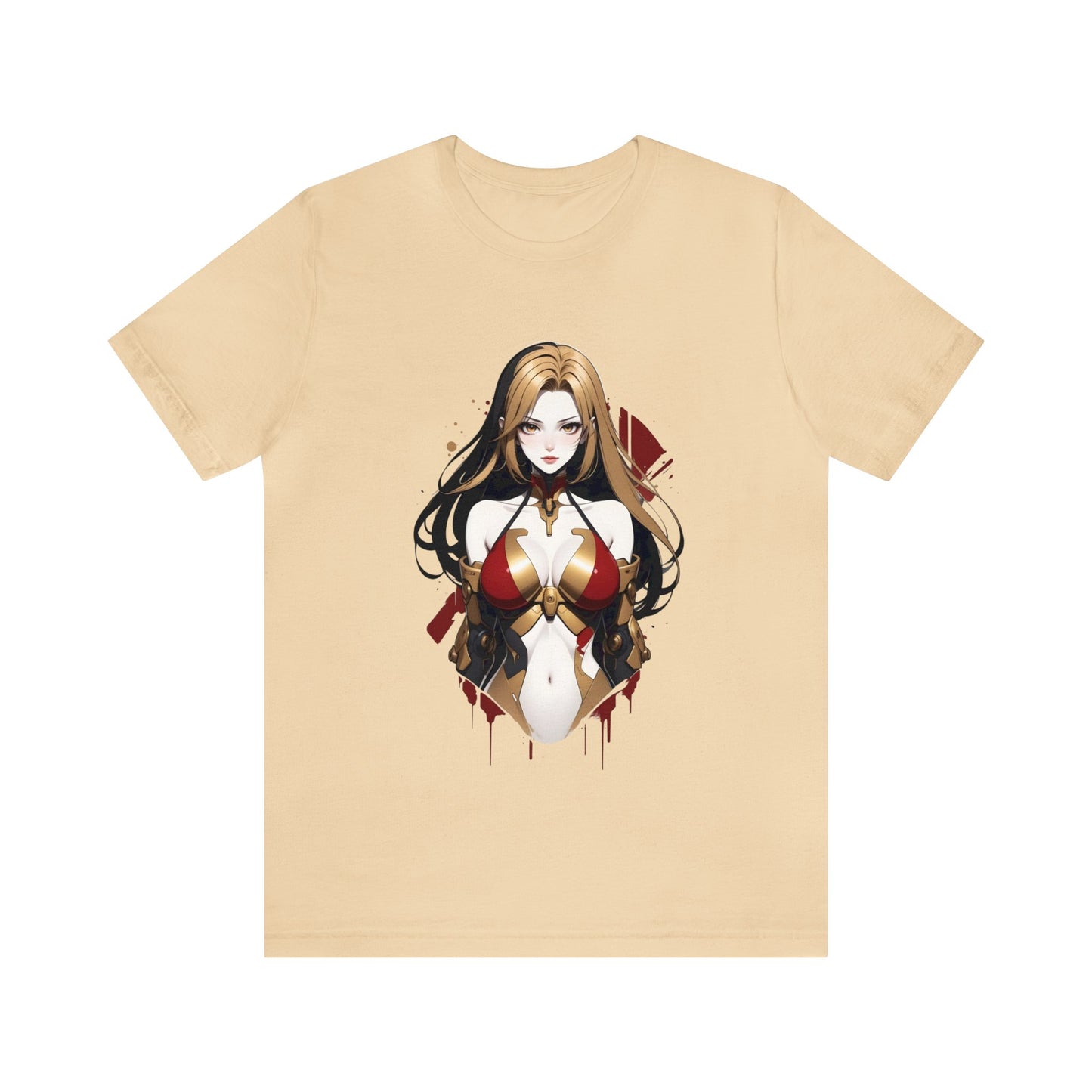 Kǎtōng Piàn - Mecha Girl Collection - Emma - Unisex Jersey Short Sleeve Tee Printify