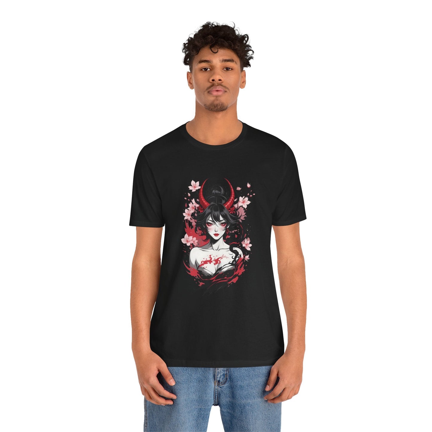 Kǎtōng Piàn - Oni Collection - Lamia - Unisex Jersey Short Sleeve Tee Printify