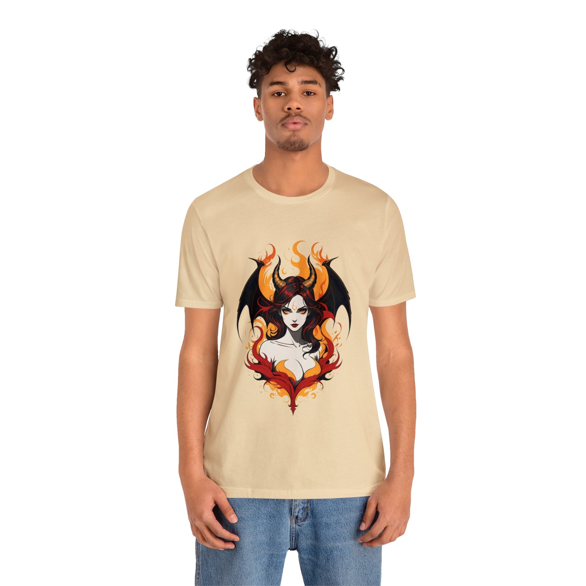 Kǎtōng Piàn - Devil Woman Collection - Circe - Unisex Jersey Short Sleeve Tee Printify
