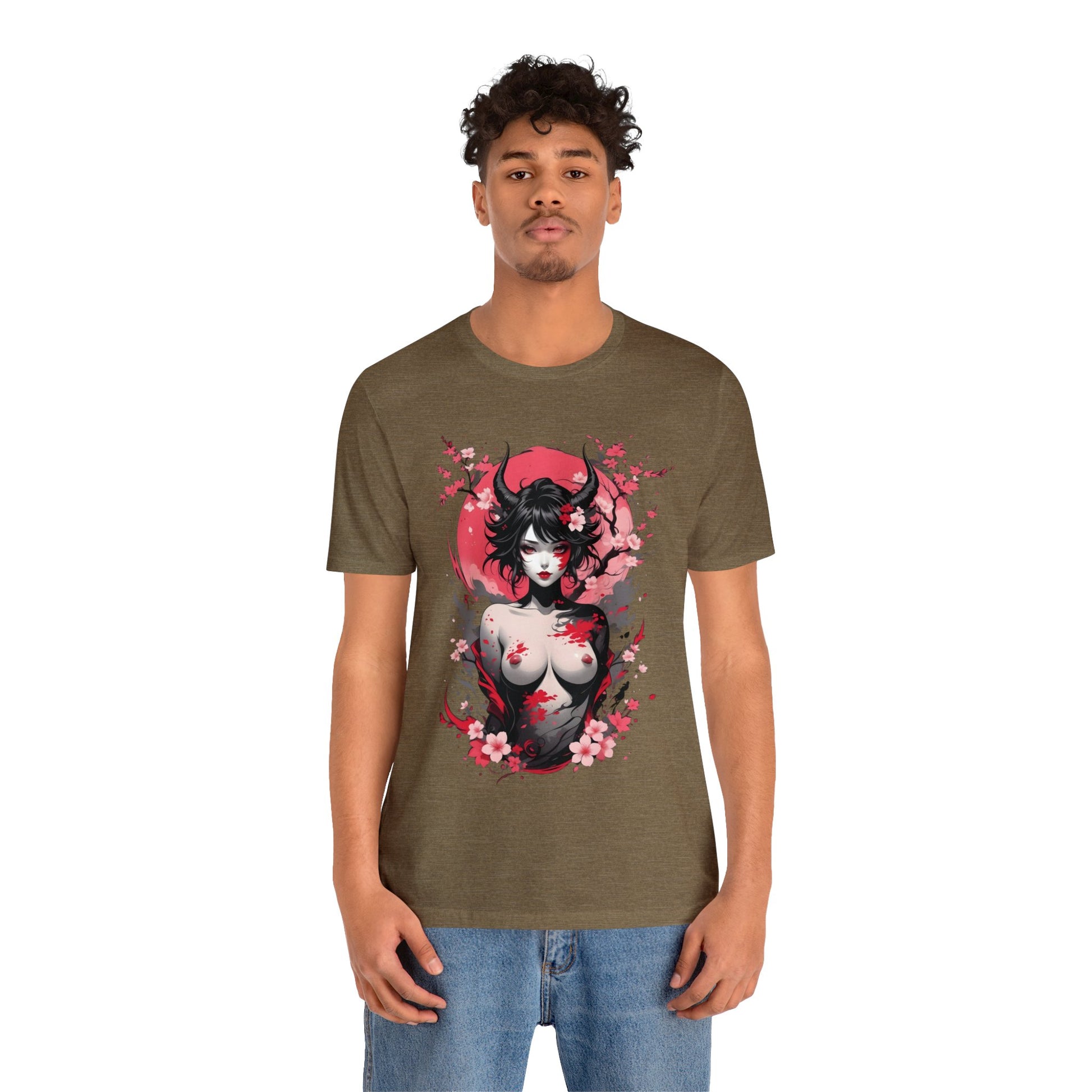 Kǎtōng Piàn - Oni Collection - Jorogumo - Unisex Jersey Short Sleeve Tee Printify