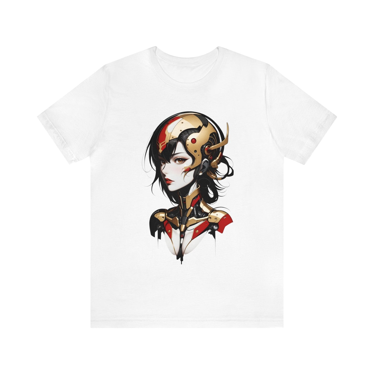 Kǎtōng Piàn - Mecha Girl Collection - Aurora - Unisex Jersey Short Sleeve Tee Printify