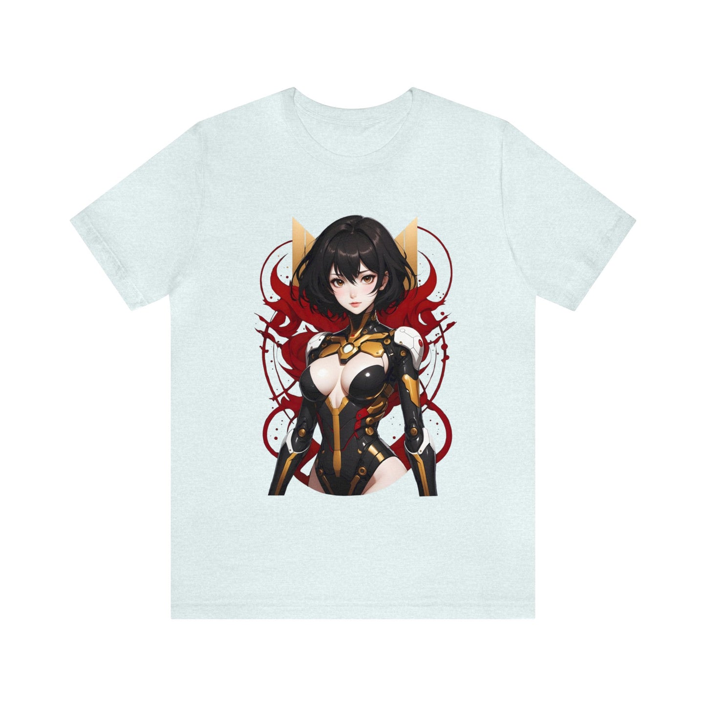 Kǎtōng Piàn - Mecha Girl Collection - Abigail - Unisex Jersey Short Sleeve Tee Printify
