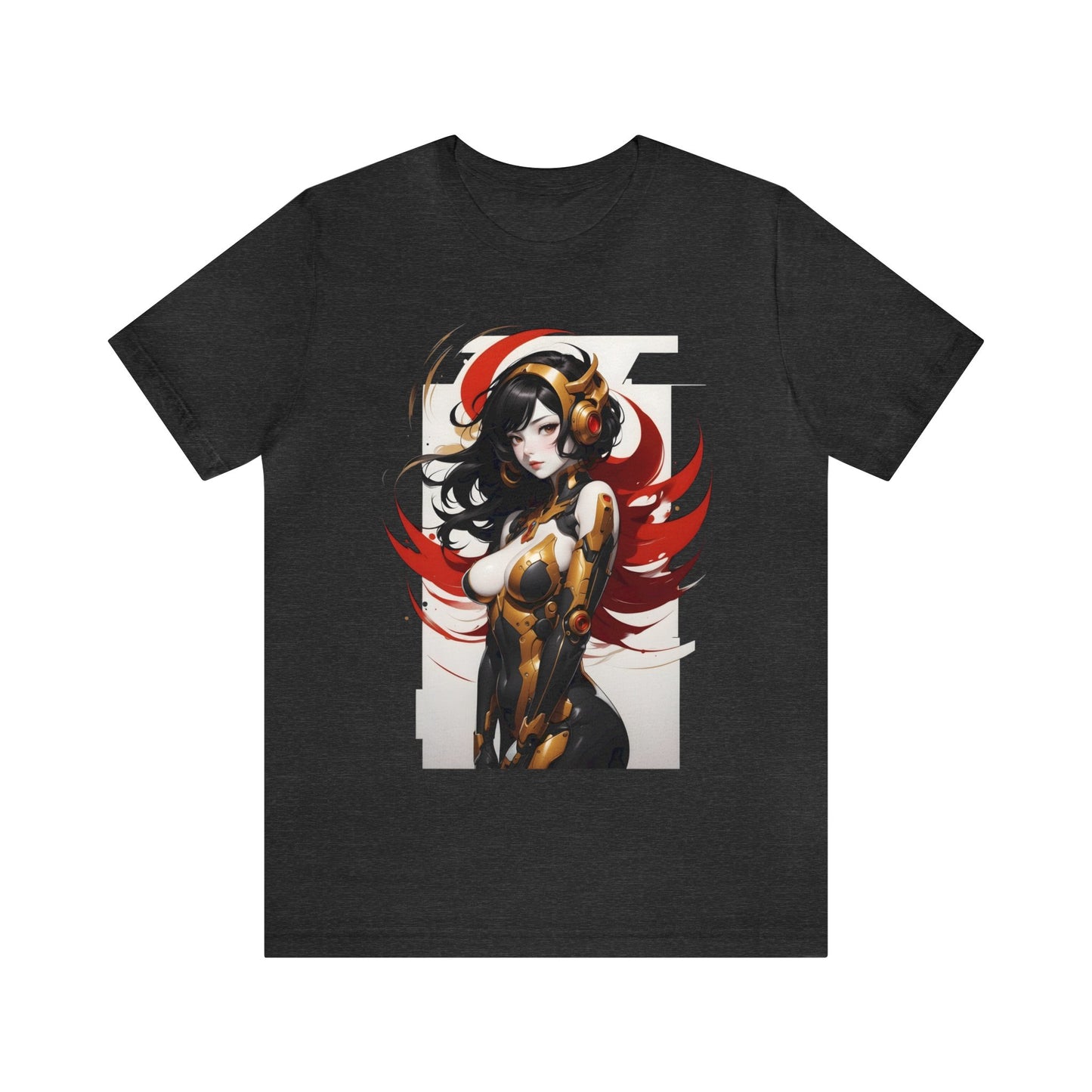 Kǎtōng Piàn - Mecha Girl Collection - Valentina - Unisex Jersey Short Sleeve Tee Printify