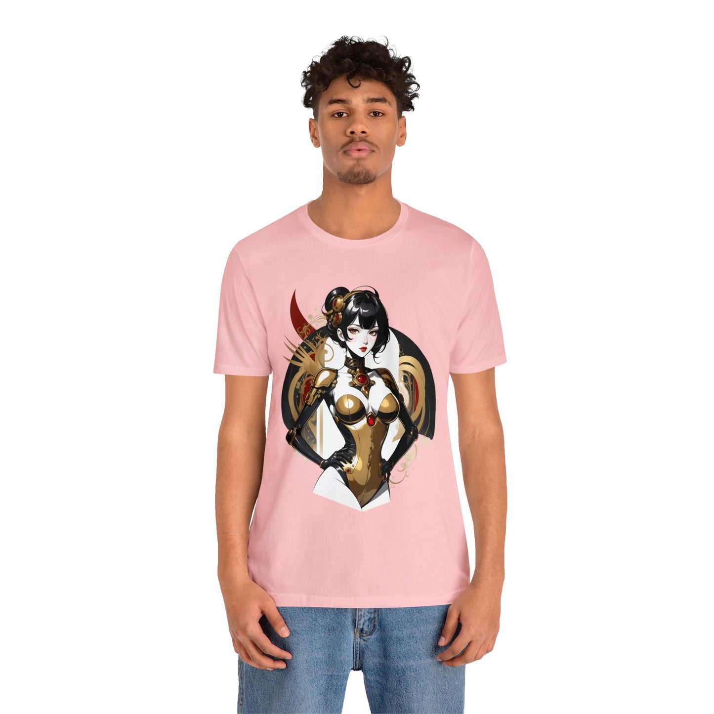 Kǎtōng Piàn - Mecha Girl Collection - Olivia - Unisex Jersey Short Sleeve Tee Printify