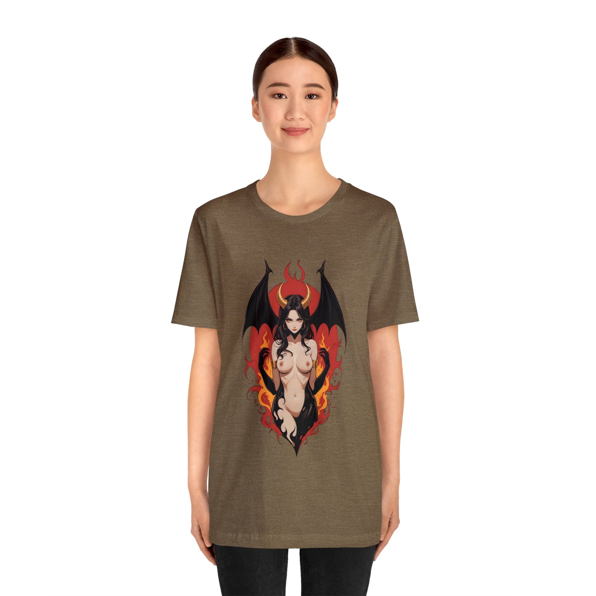 Kǎtōng Piàn - Devil Woman Collection - Devany - Unisex Jersey Short Sleeve Tee Printify