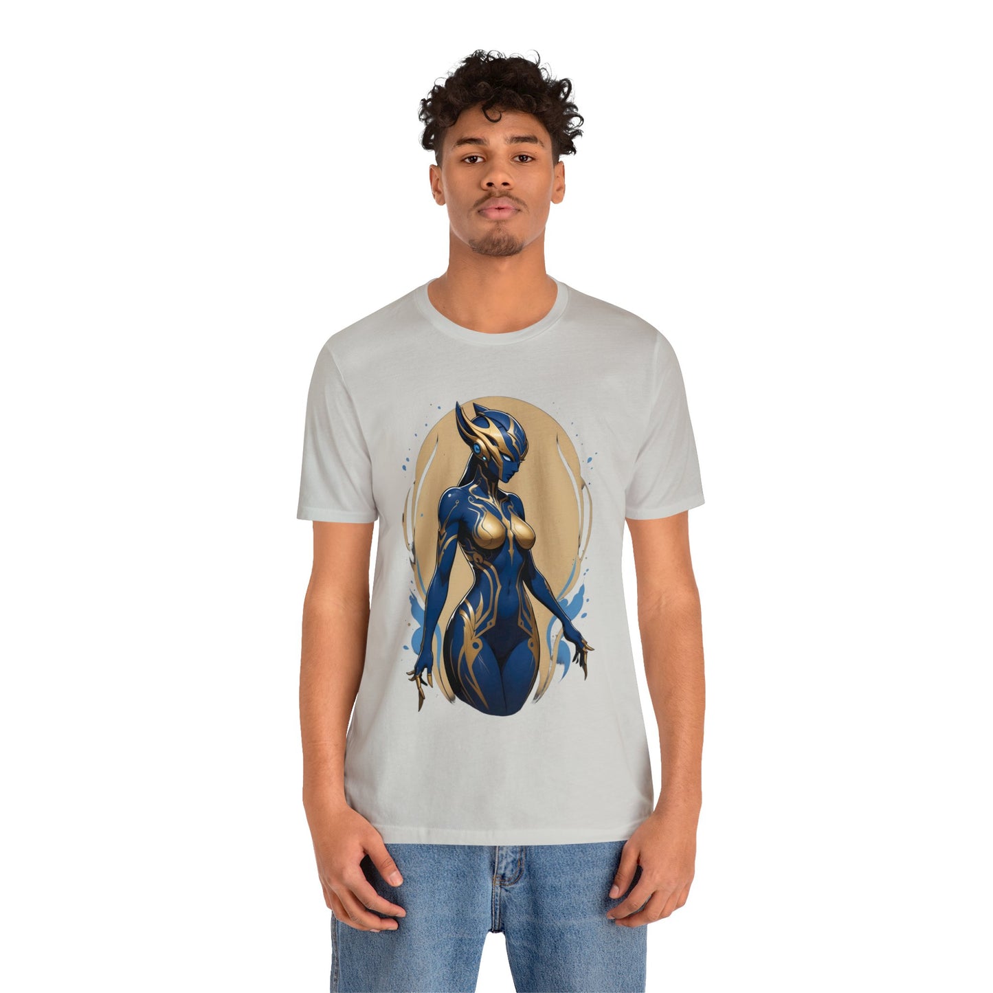 Kǎtōng Piàn - The Lotus Collection - Guinevere - Unisex Jersey Short Sleeve Tee Printify