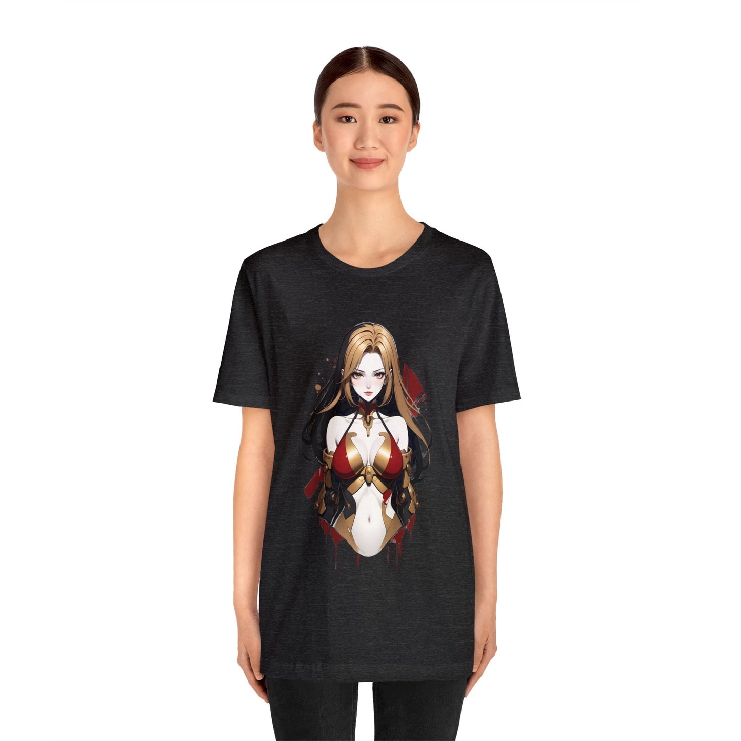 Kǎtōng Piàn - Mecha Girl Collection - Emma - Unisex Jersey Short Sleeve Tee Printify