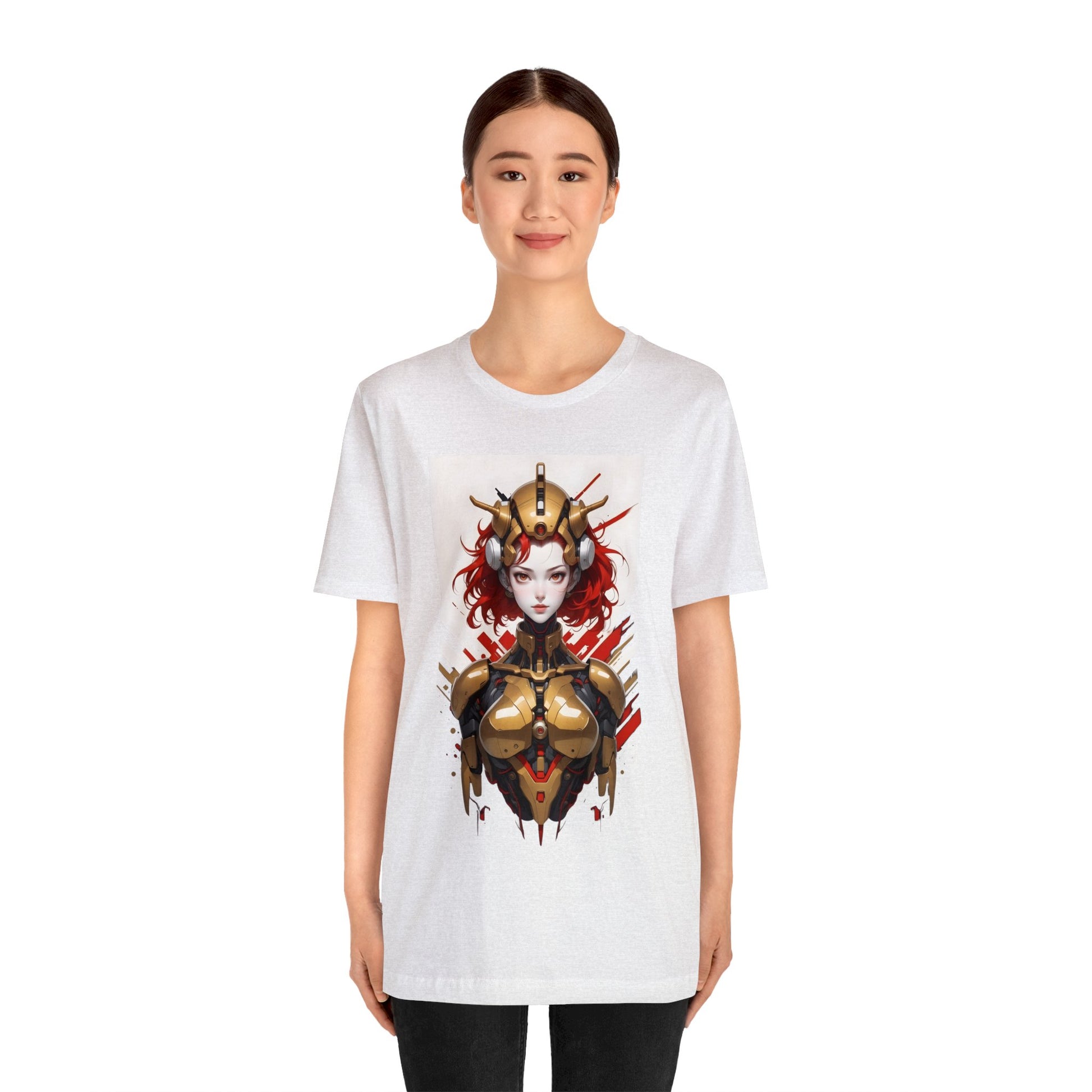 Kǎtōng Piàn - Mecha Girl Collection - Maya - Unisex Jersey Short Sleeve Tee Printify