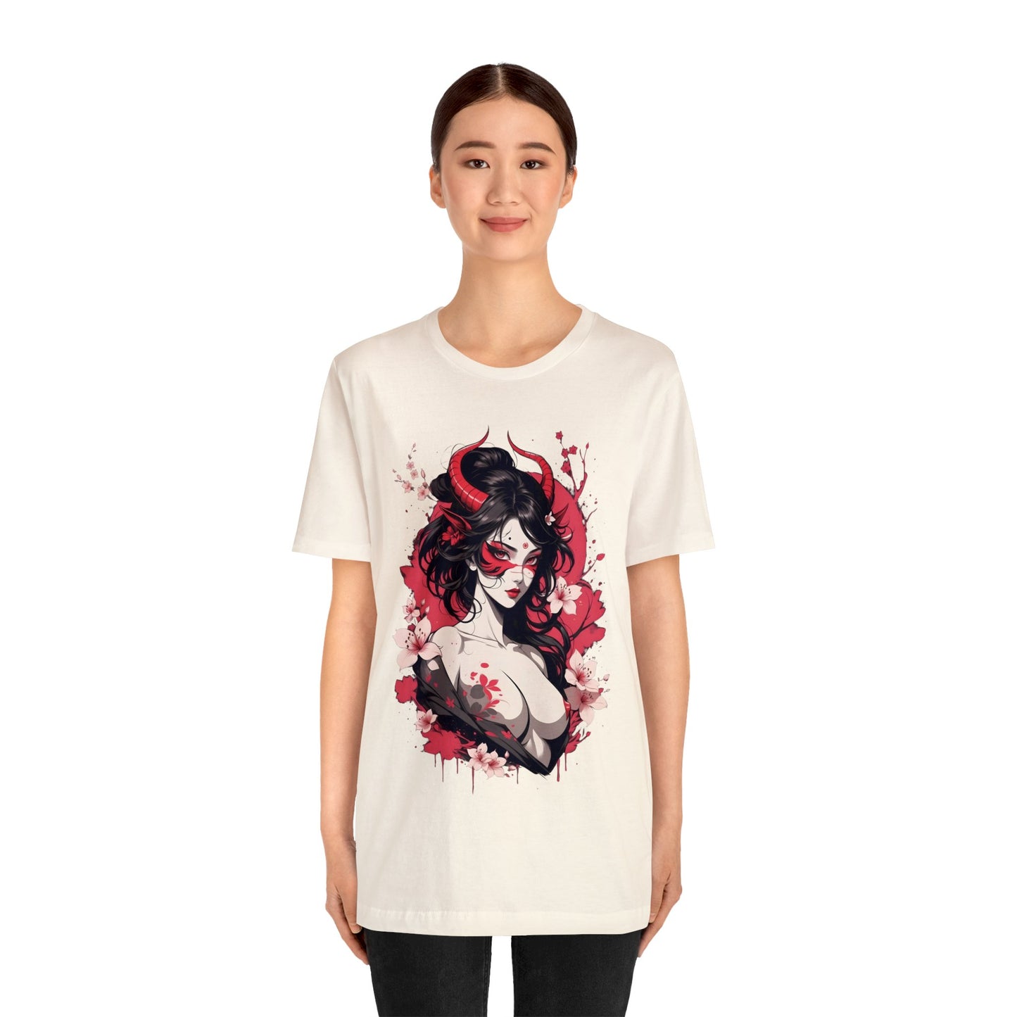 Kǎtōng Piàn - Oni Collection - Alecto - Unisex Jersey Short Sleeve Tee Printify