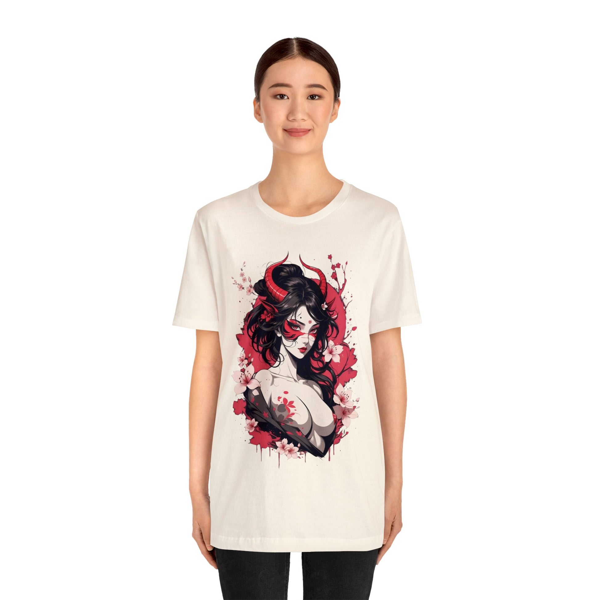 Kǎtōng Piàn - Oni Collection - Alecto - Unisex Jersey Short Sleeve Tee Printify