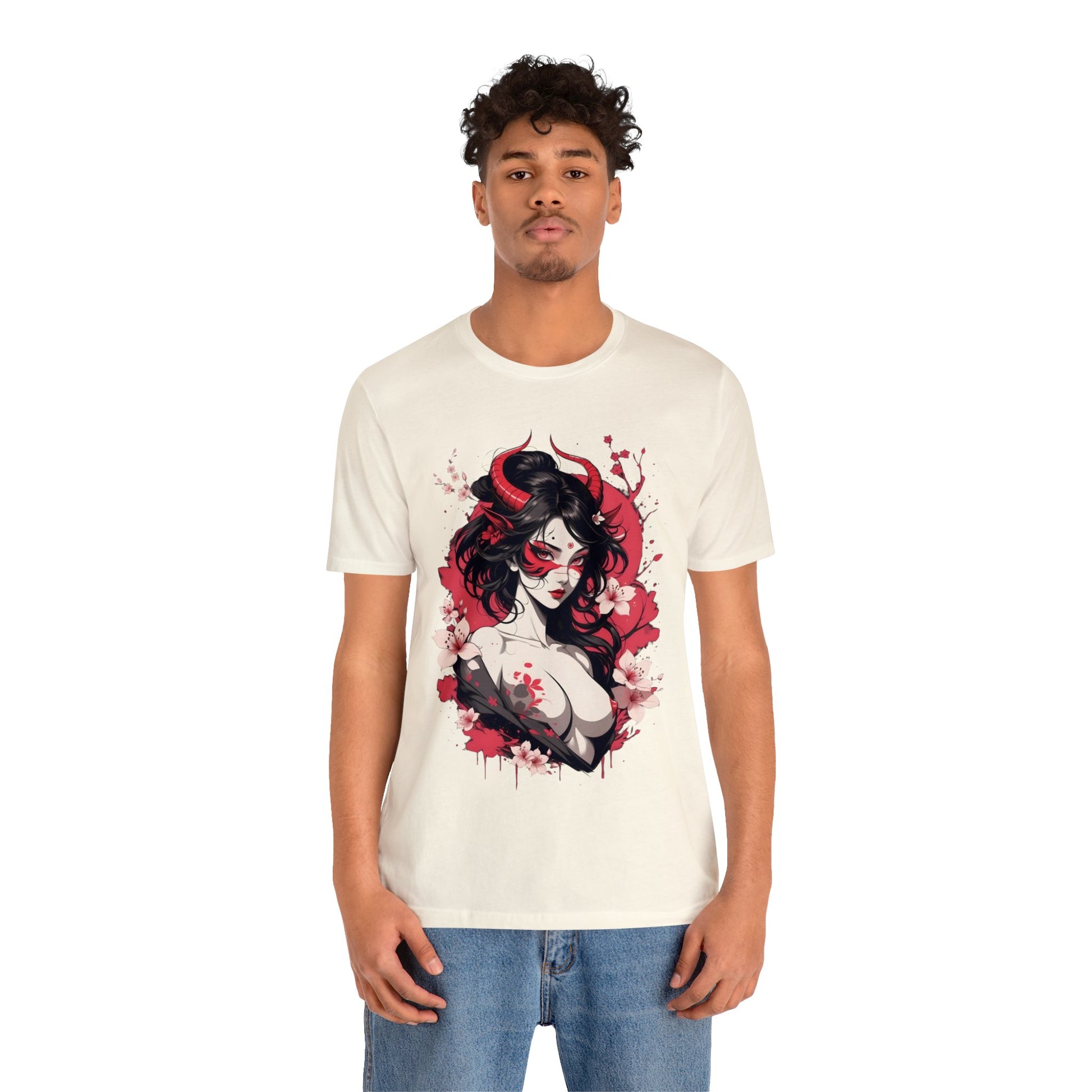Kǎtōng Piàn - Oni Collection - Alecto - Unisex Jersey Short Sleeve Tee Printify
