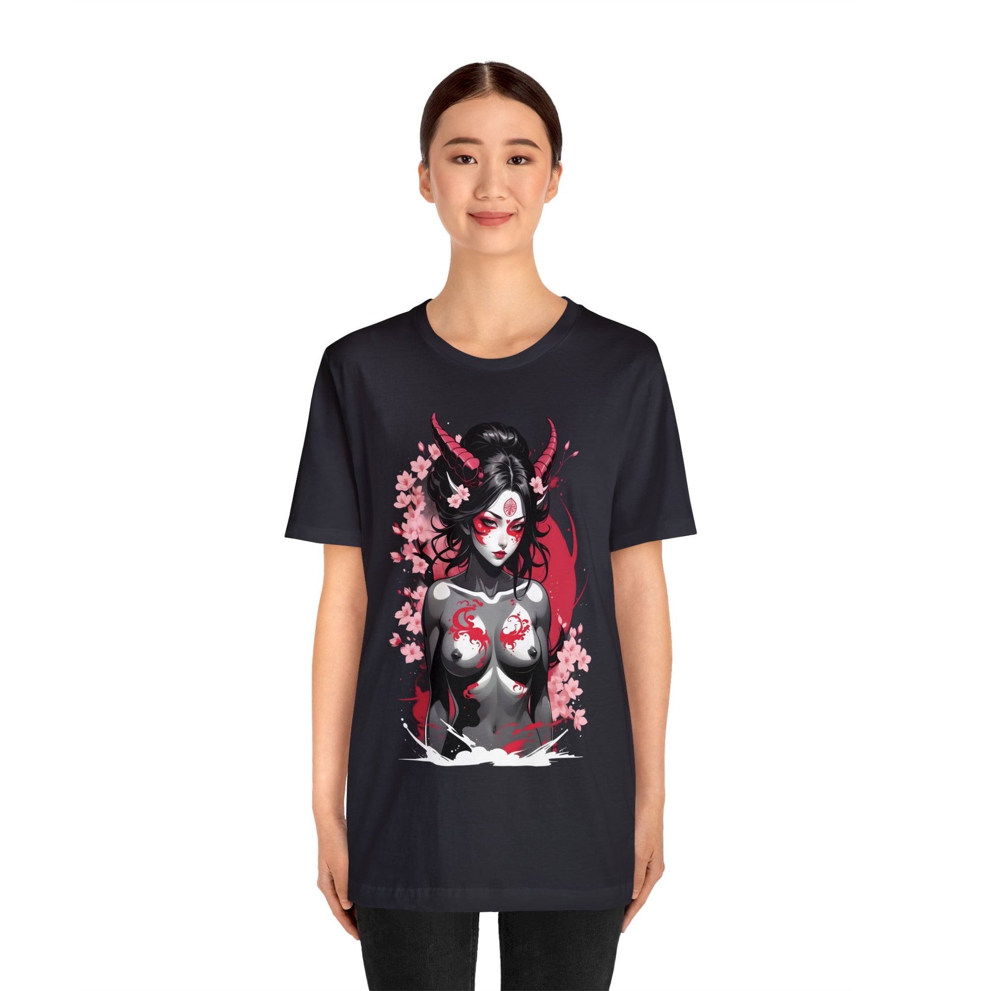 Kǎtōng Piàn - Oni Collection - Abyzou - Unisex Jersey Short Sleeve Tee Printify